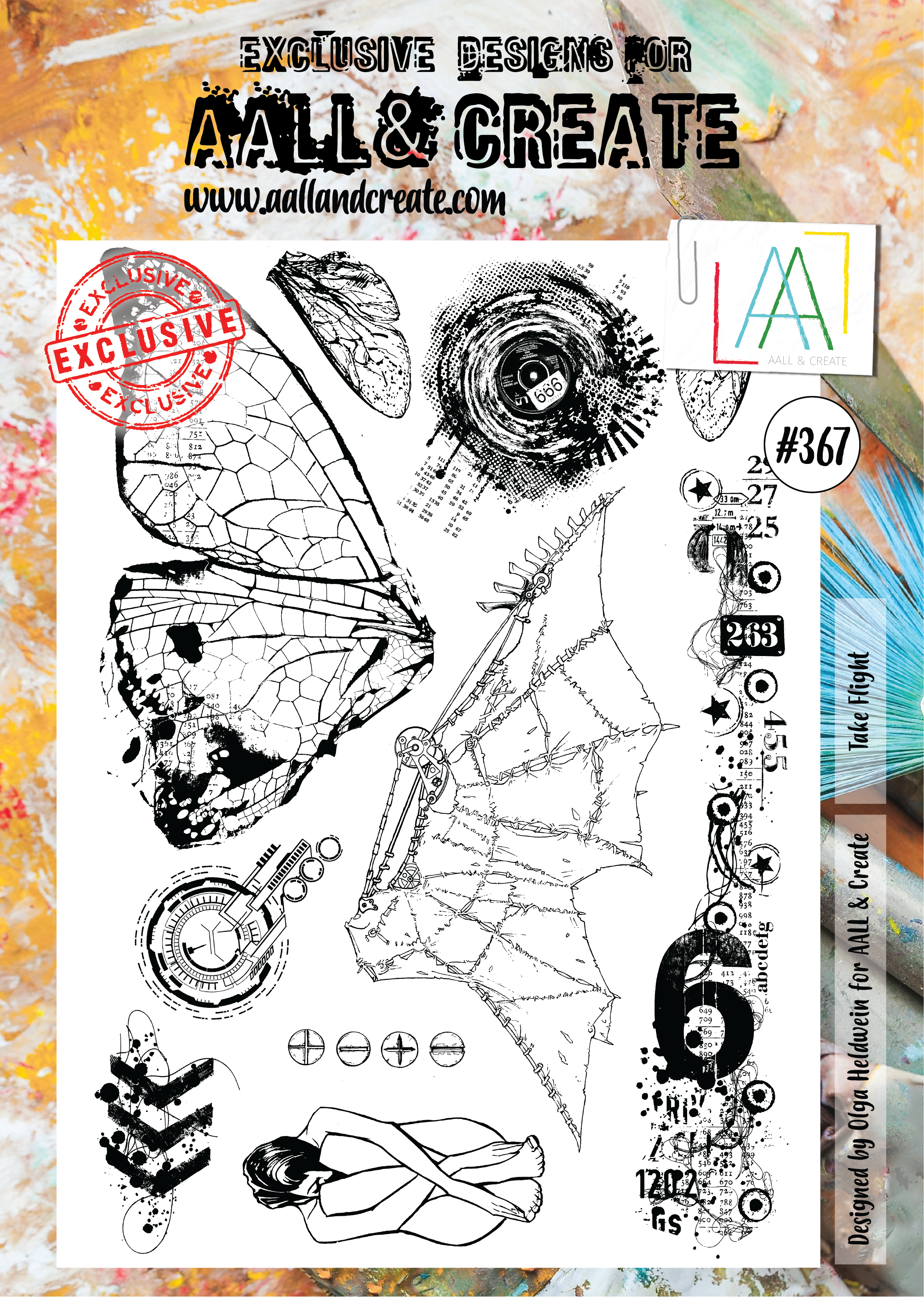 AALL and Create Stamp Set - 367 - Take Flight