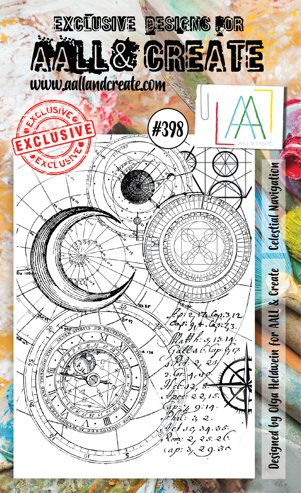 AALL & Create A6 Stamp - 398 - Celestial Navigation