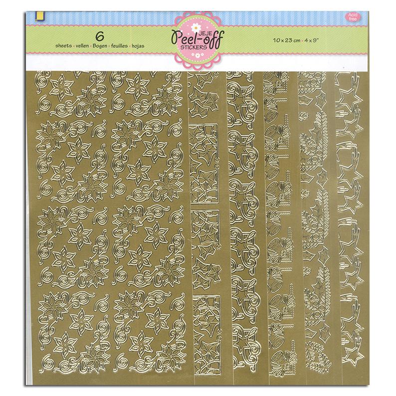 Sticker Kit 6 sheets Christmas designs