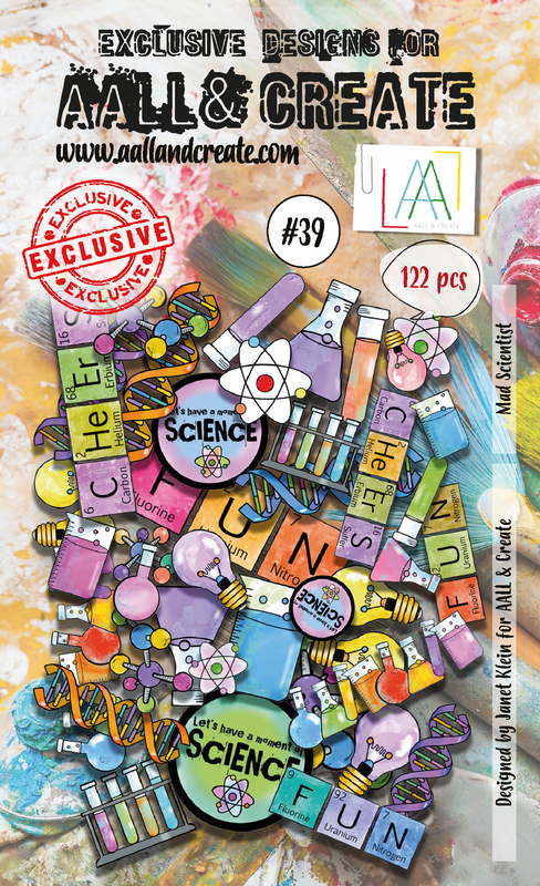 AALL and Create #39 - Ephemera Die-Cuts - Mad Scientist