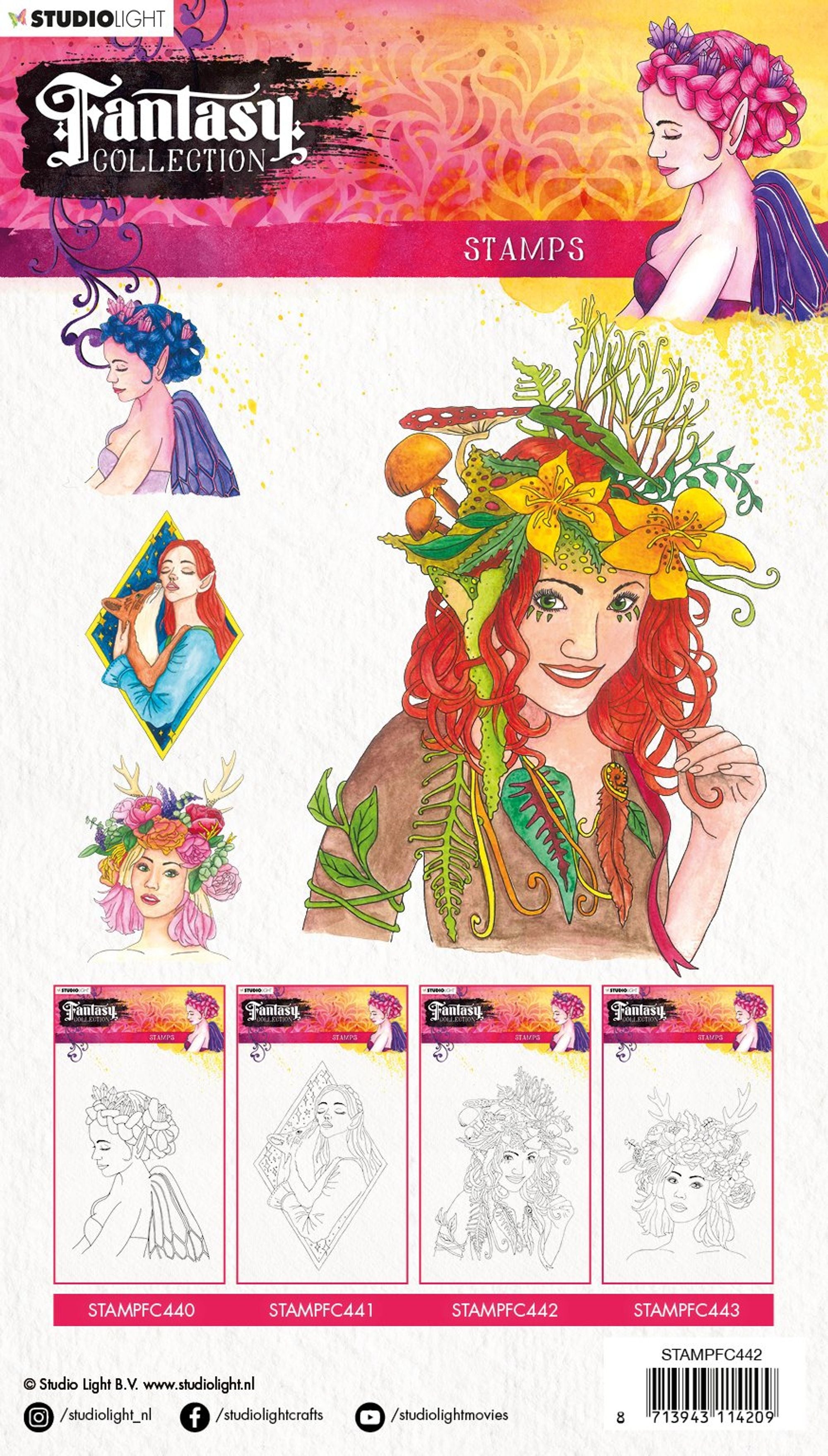 Stamp A5 Fairy, Fantasy Collection 2.0 nr. 442