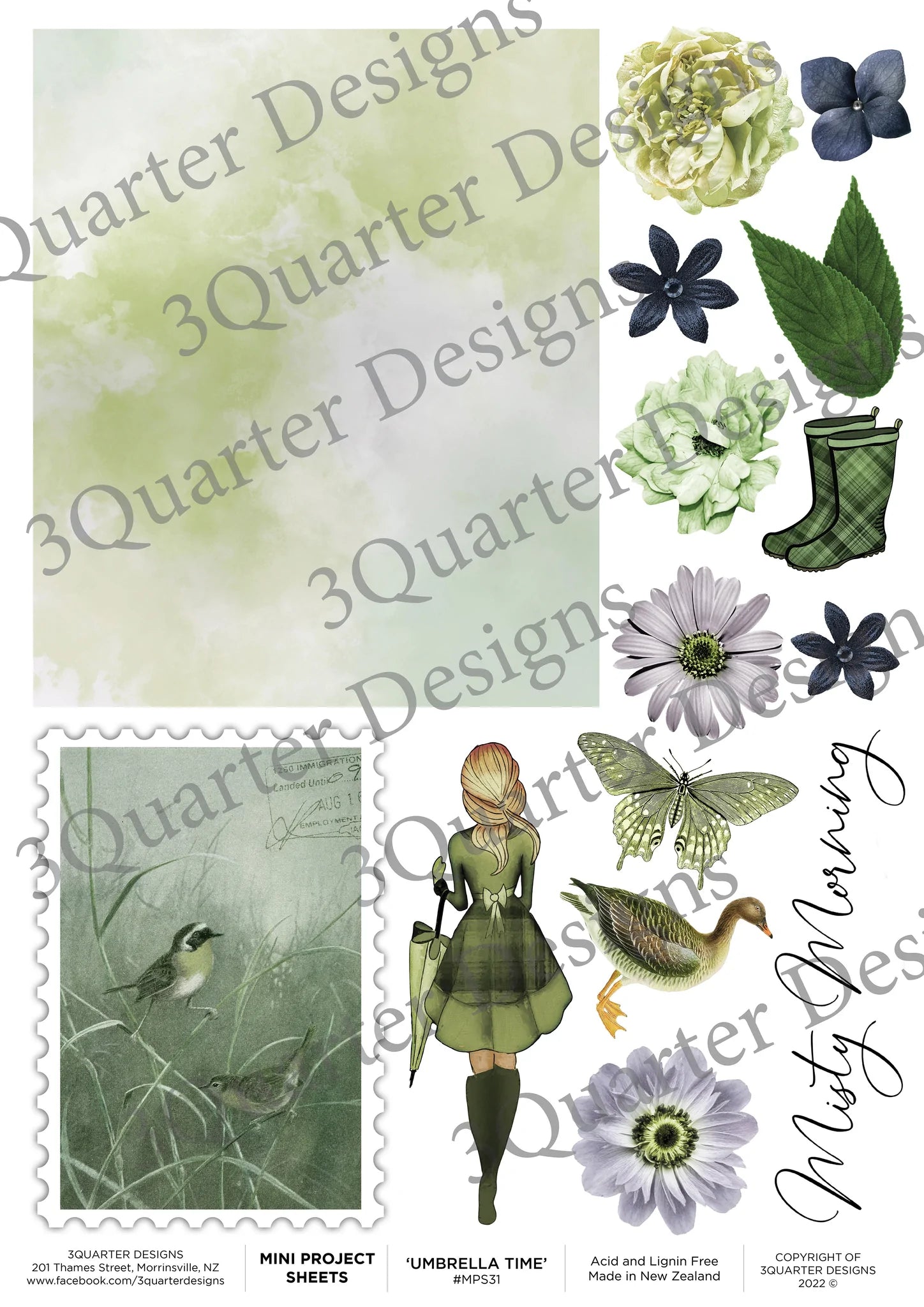 3Quarter Designs - Mini Project Sheet - Umbrella Weather - Umbrella Time
