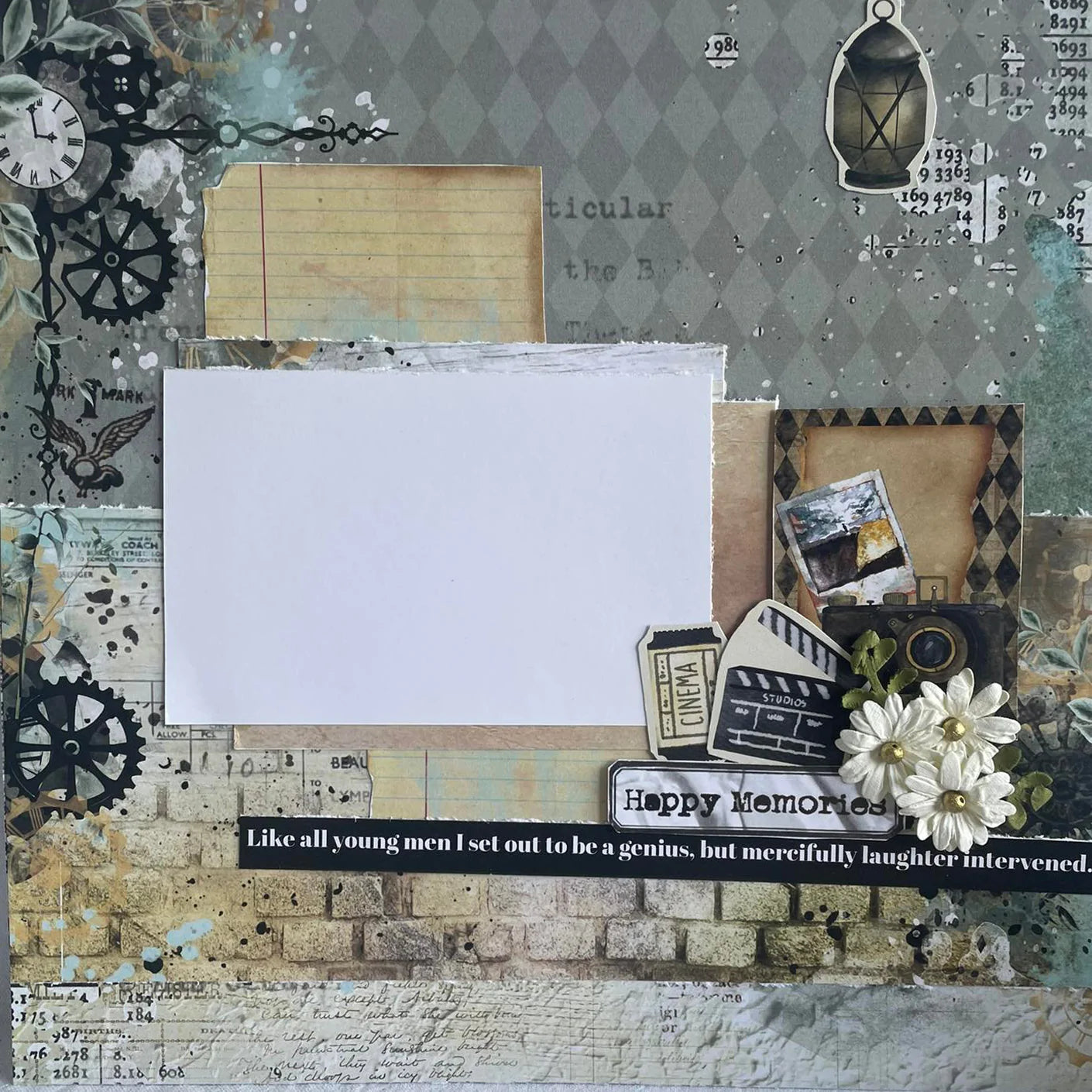 3Quarter Designs - 12" X 12" Paper Pack - Vintage Man