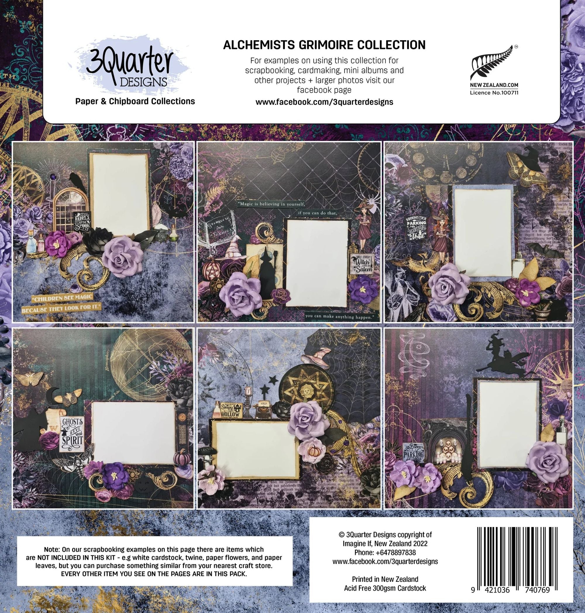 3Quarter Designs - Scrapbook Collection - Alchemist Grimoire