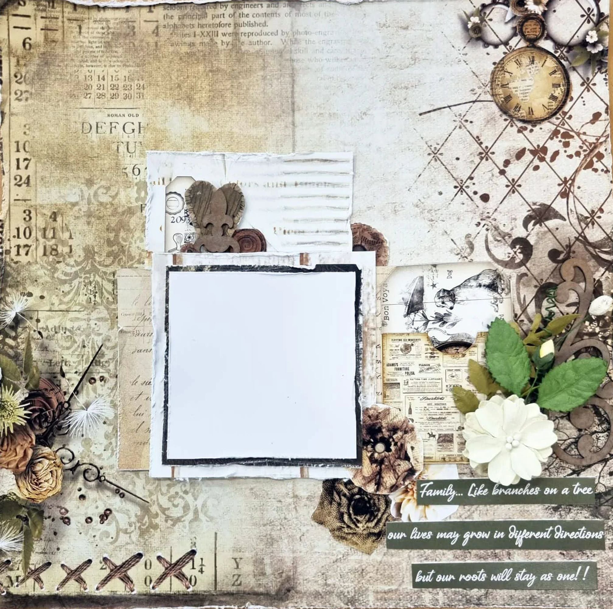 3Quarter Designs - Scrapbook Collection - Family Heirlooms