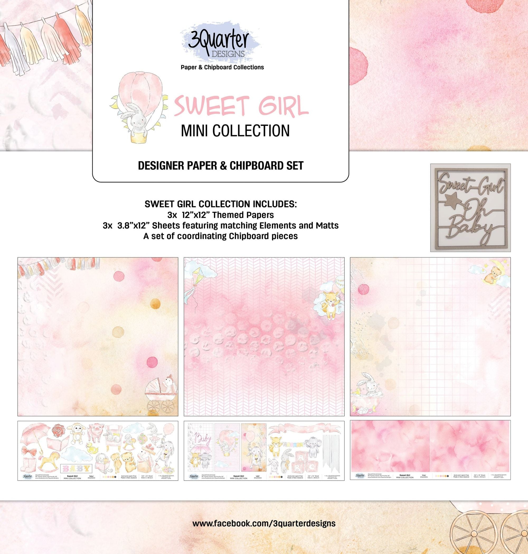 3Quarter Designs Sweet Girl Mini Collection