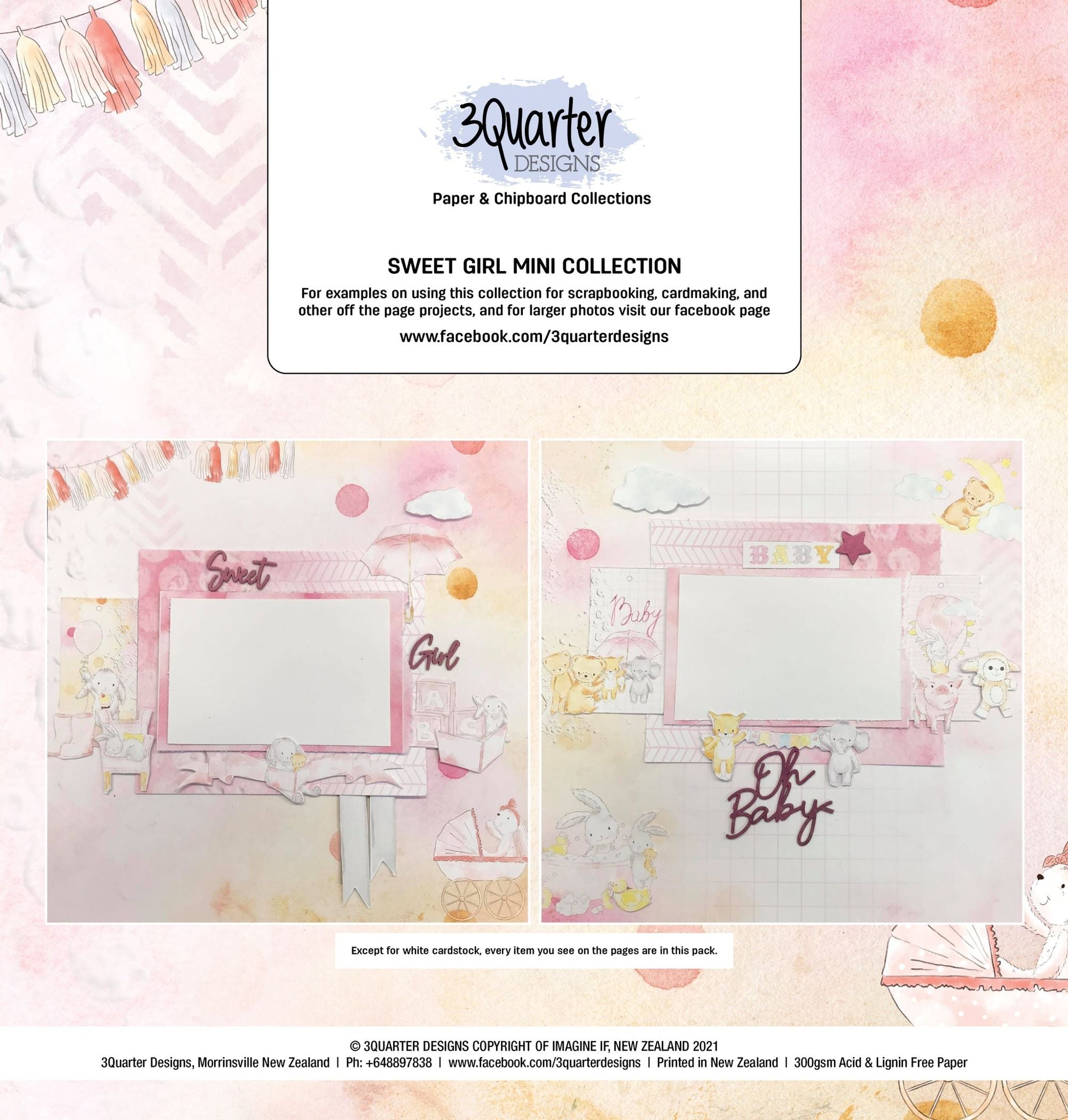 3Quarter Designs Sweet Girl Mini Collection