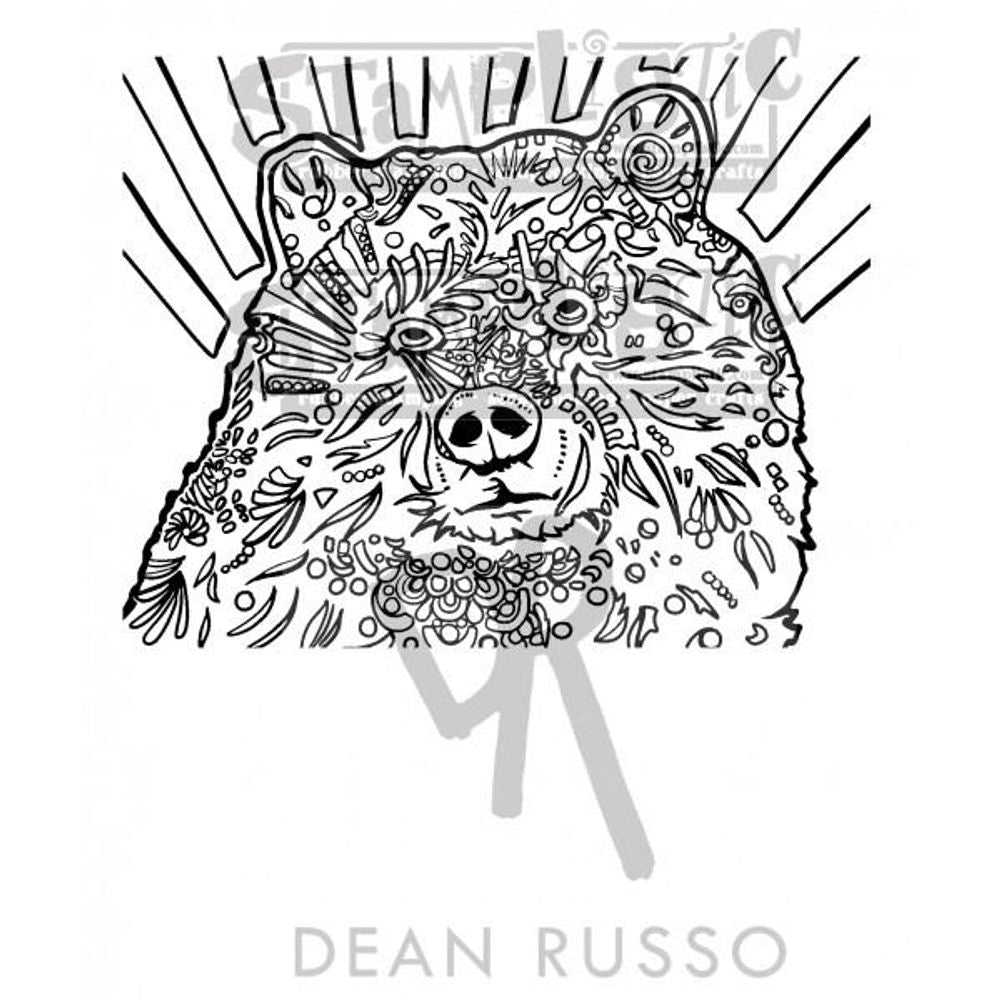 Grizz Rubber Stamp Dean Russo