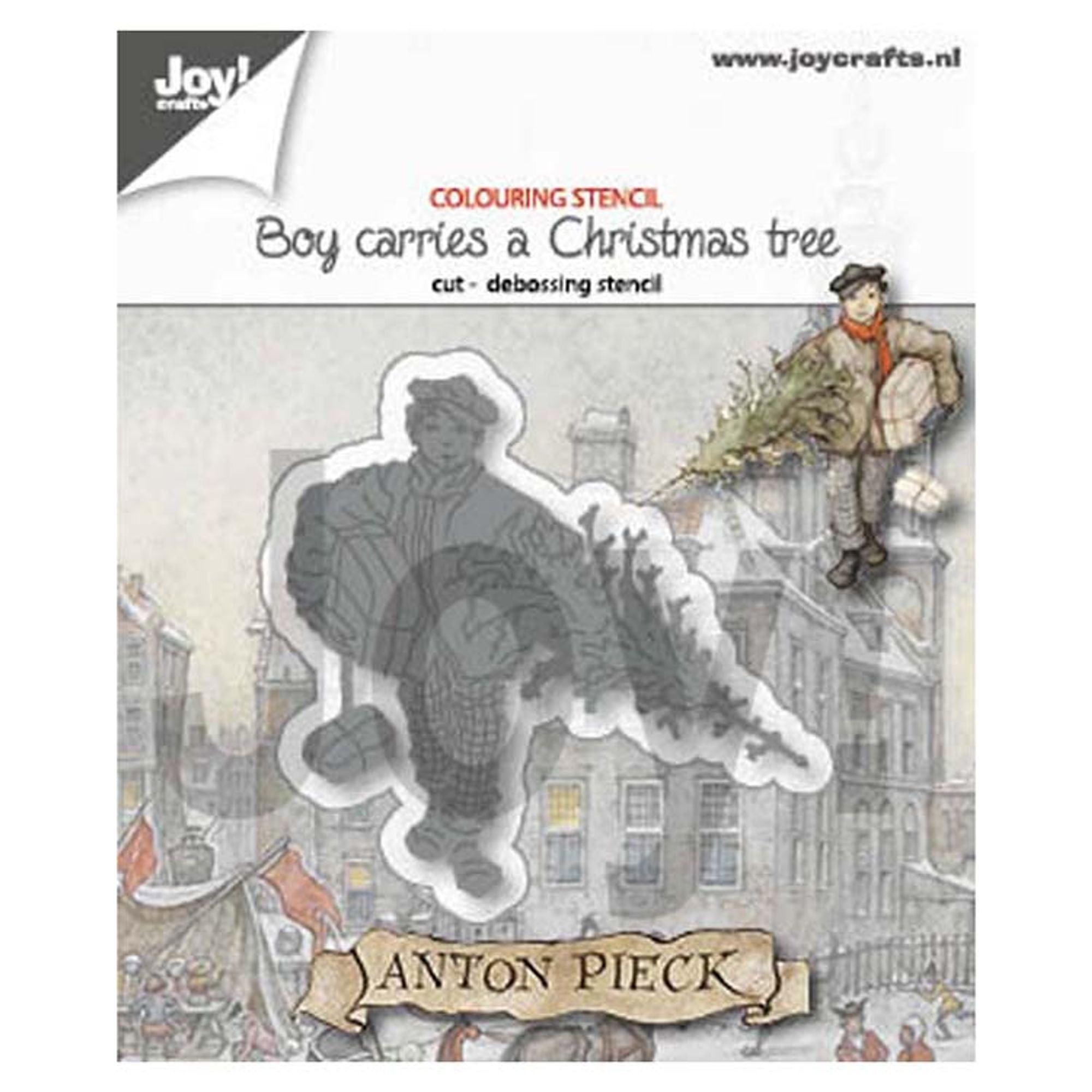 Joy! Craft Die - Anton Pieck Boy with Christmas Tree