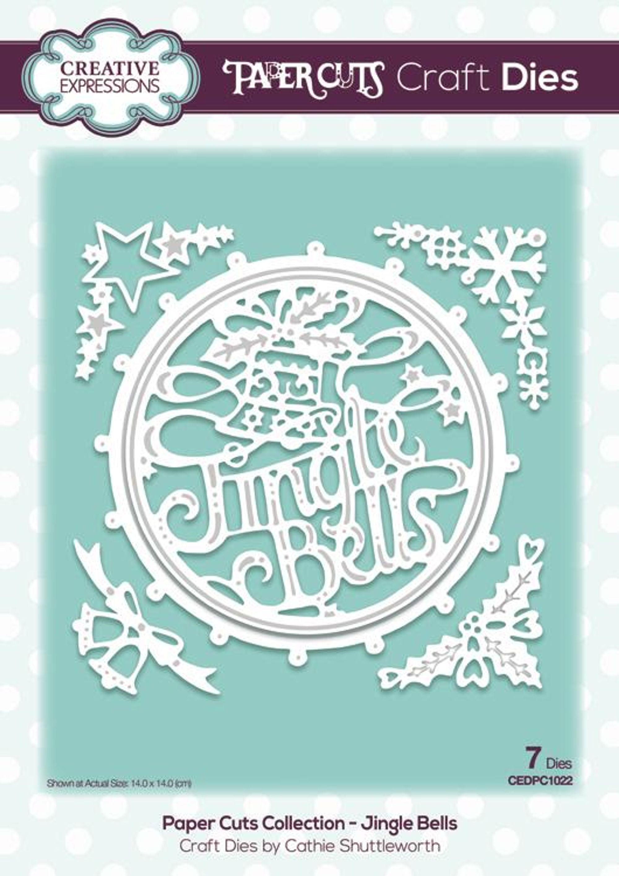 Creative Expressions Die Paper Cuts Collection - Jingle Bells