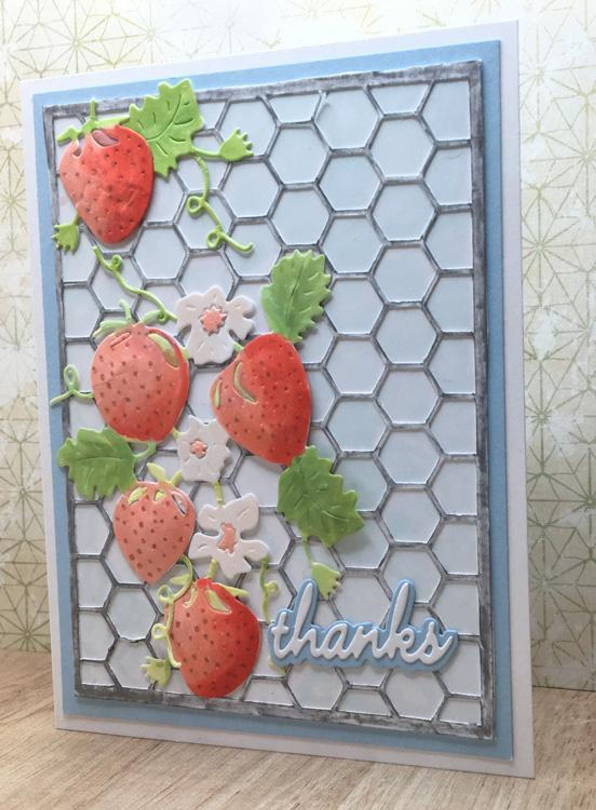Frantic Stamper Precision Die - Hexagon Card Panel