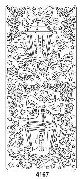 Peel Off Sticker -Christmas Lanterns