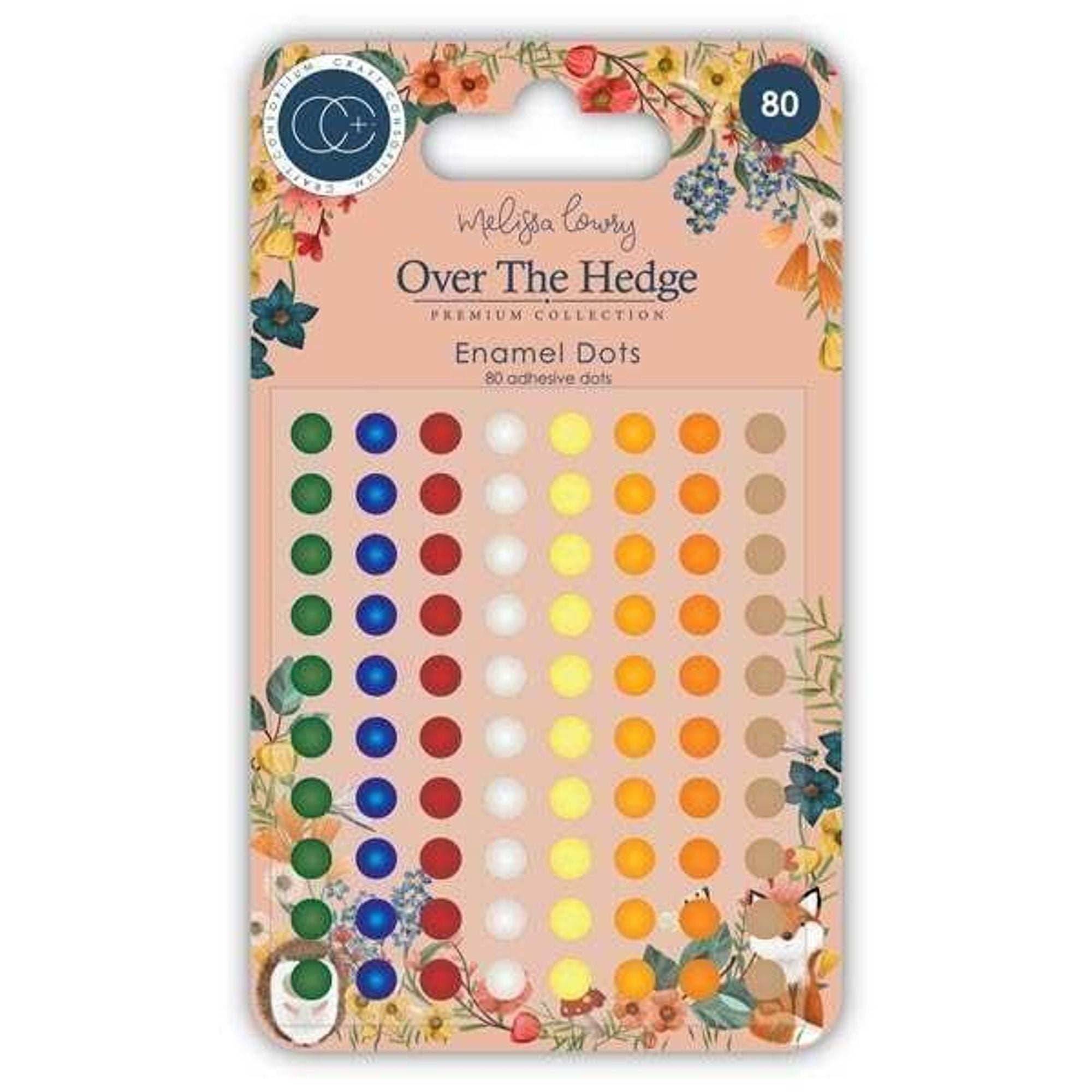 Over the Hedge - Adhesive Enamel Dots