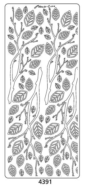 Peel Off Sticker -Marie Eve Leaves