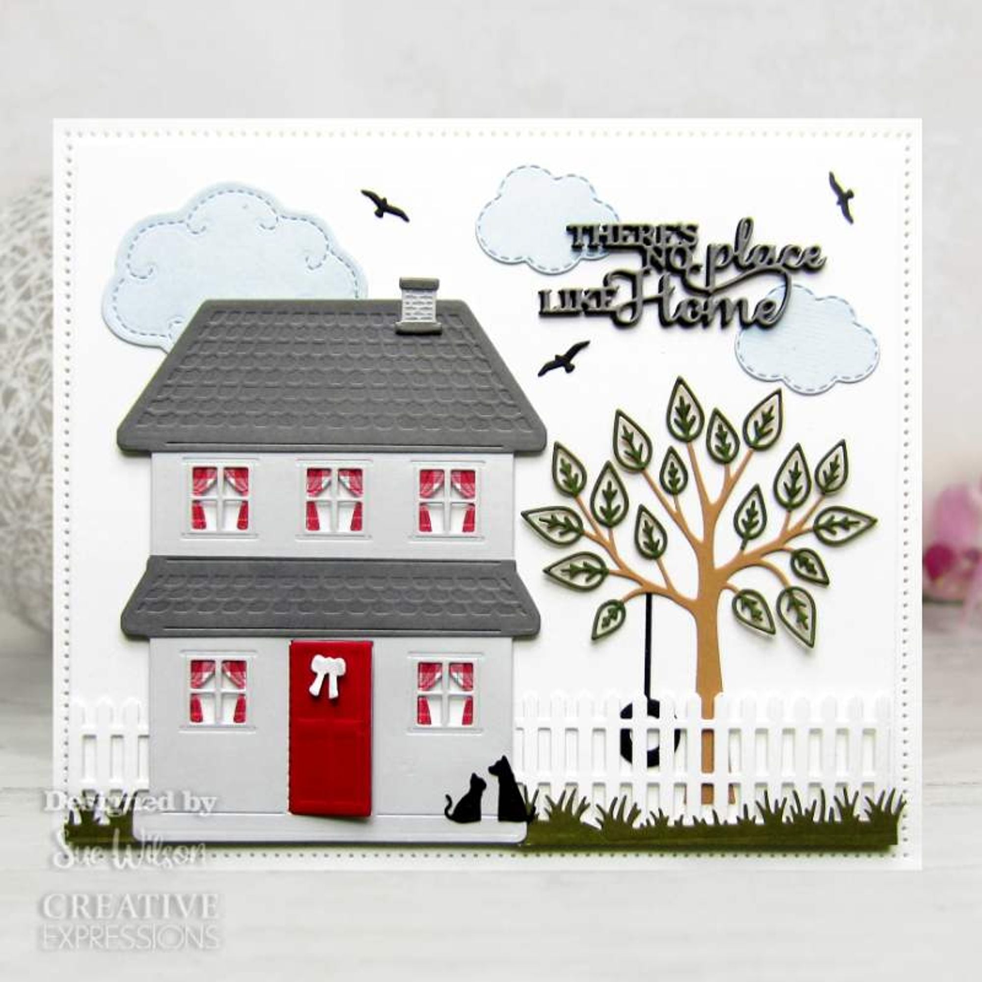 Creative Expressions Sue Wilson Shaped Cards House Front Craft Die