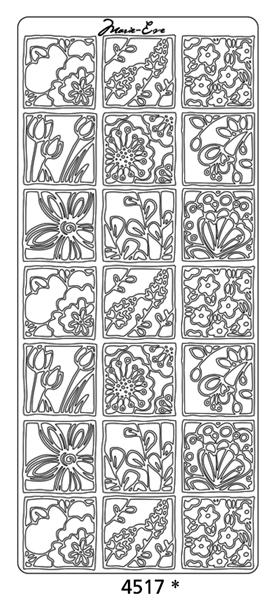 Peel Off Sticker -Marie Eve Flower Frames