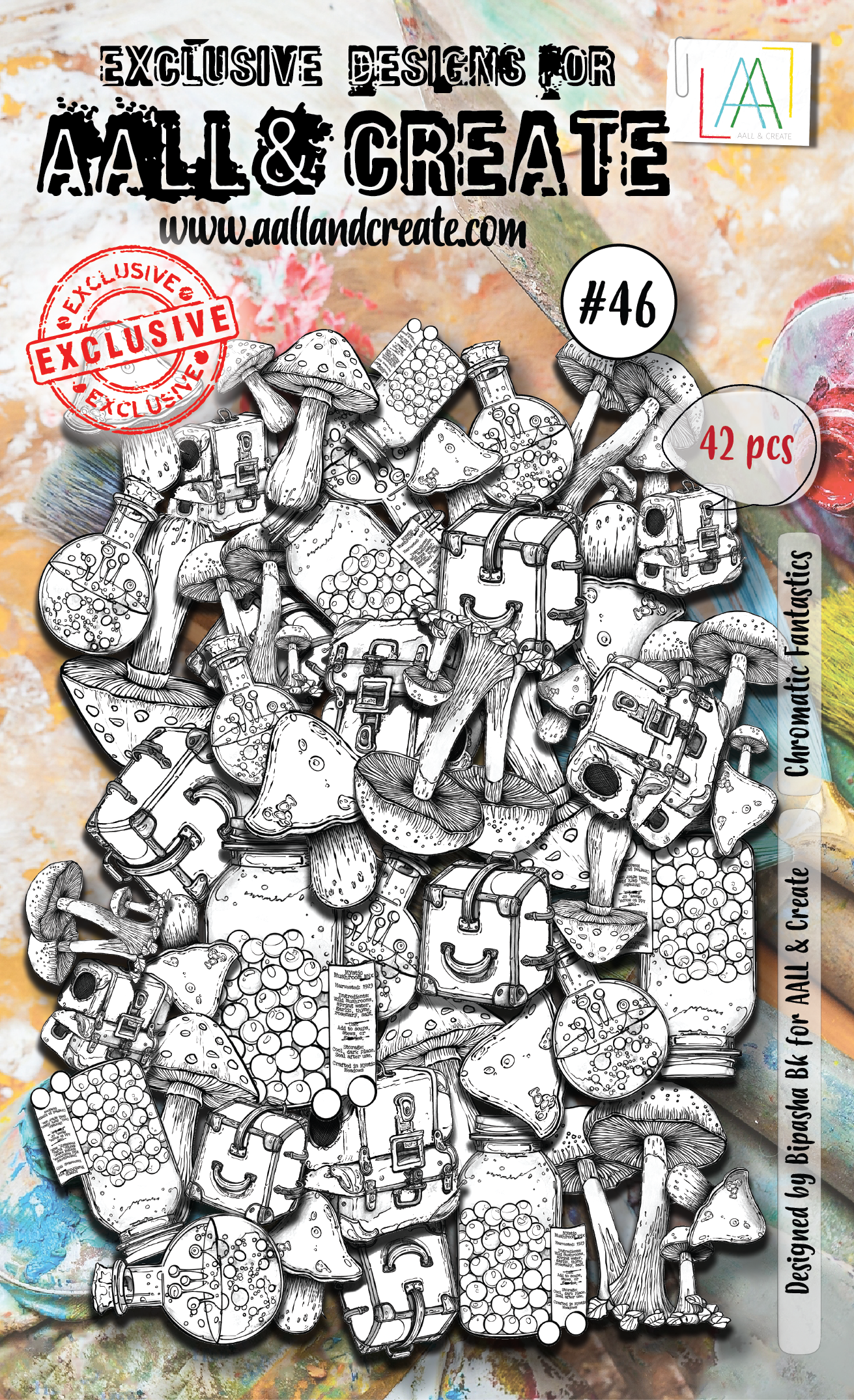 AALL and Create  Ephemera Die-Cuts - 46 - Chromatic Fantastics