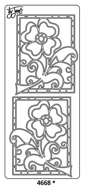 Peel Off Sticker -Poppy Spray Jane