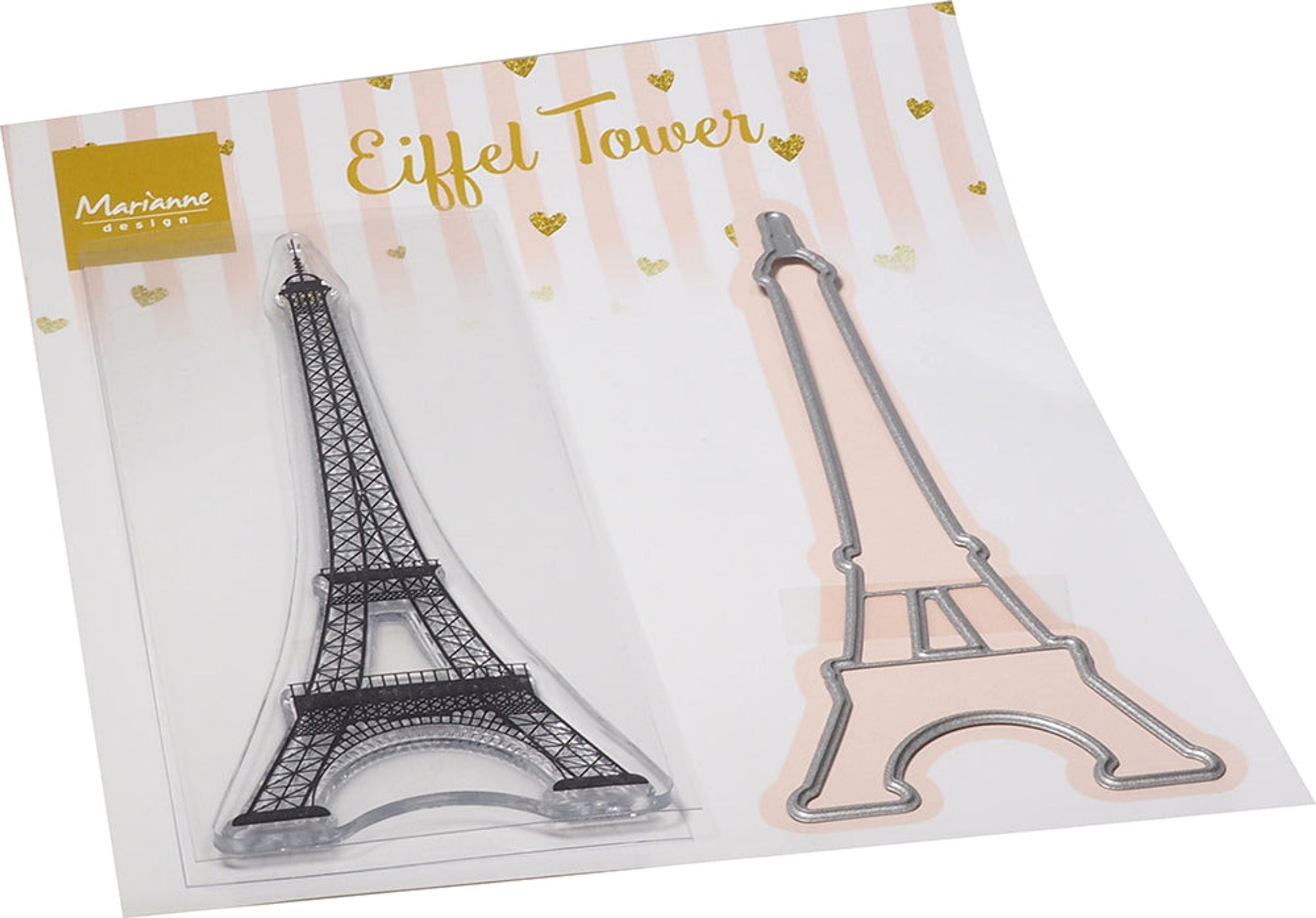 Marianne Design Clear Stamp & Die Set - Eiffel Tower