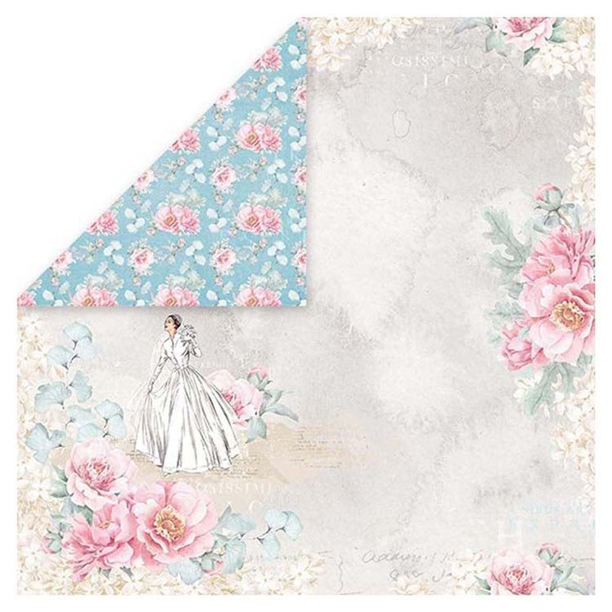 Craft & You Design Pastel Wedding 12x12 Paper Set