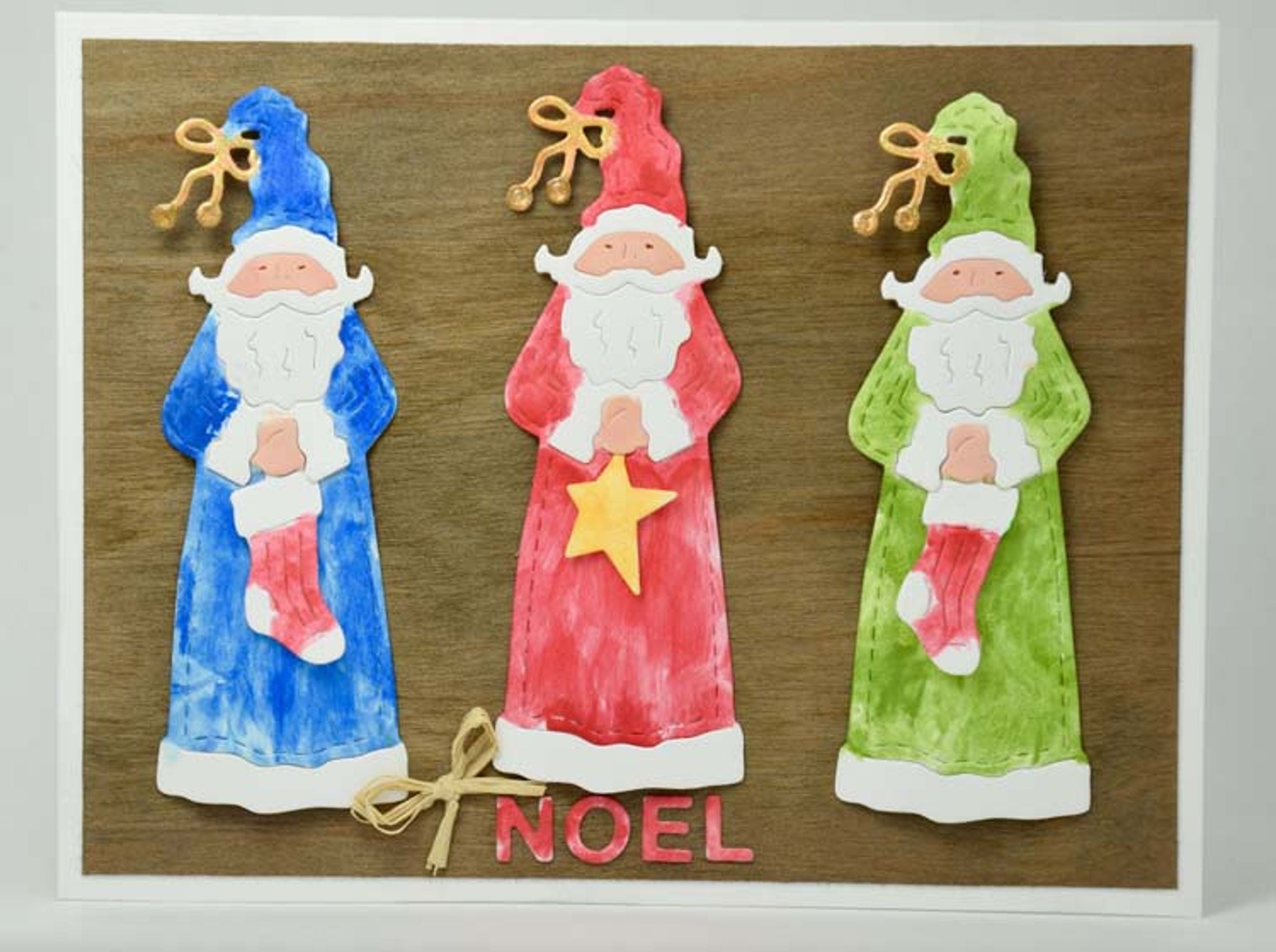 Frantic Stamper Precision Die - Folk Art Santa