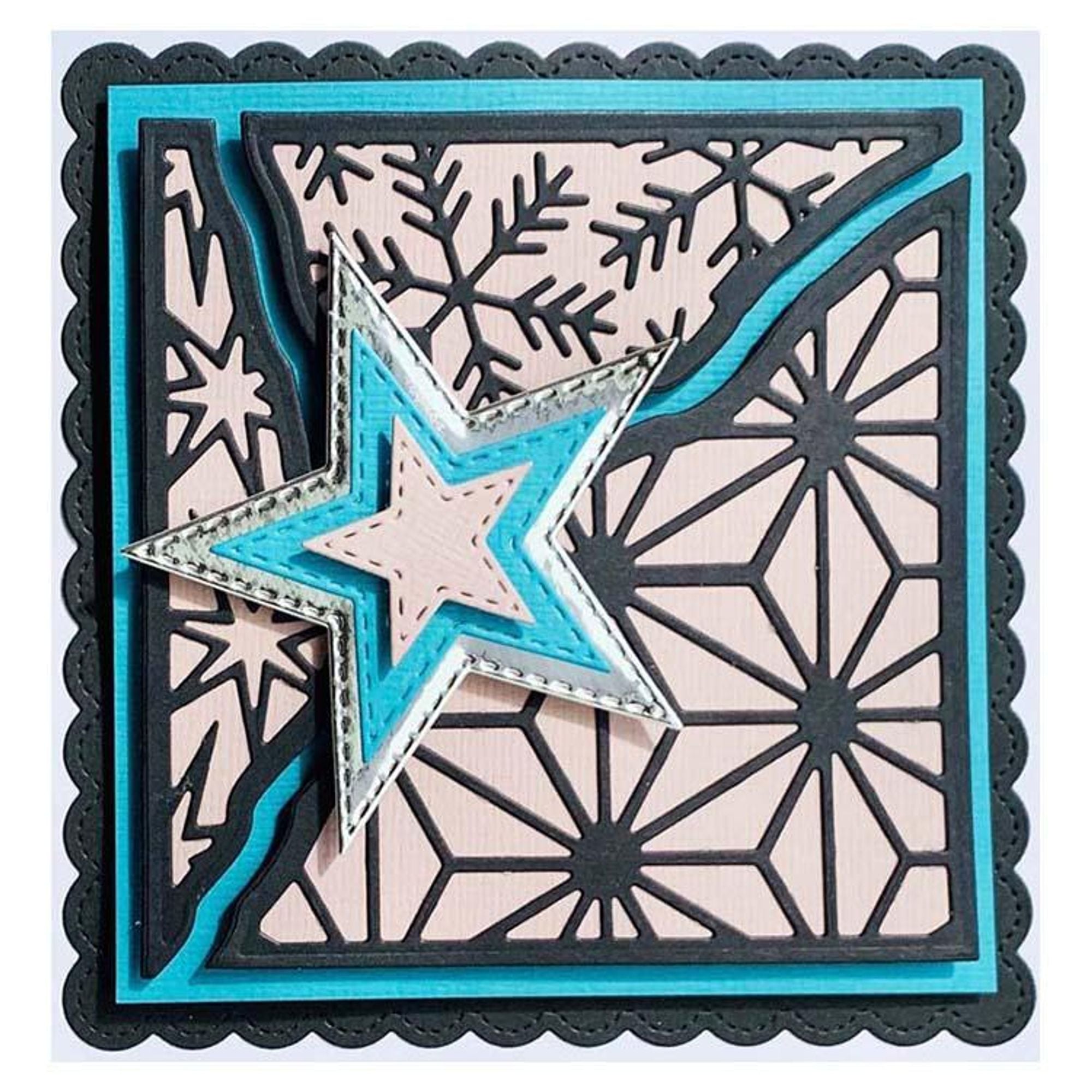 Creative Expressions Broken Tiles Collection Wintry Skies Craft Die