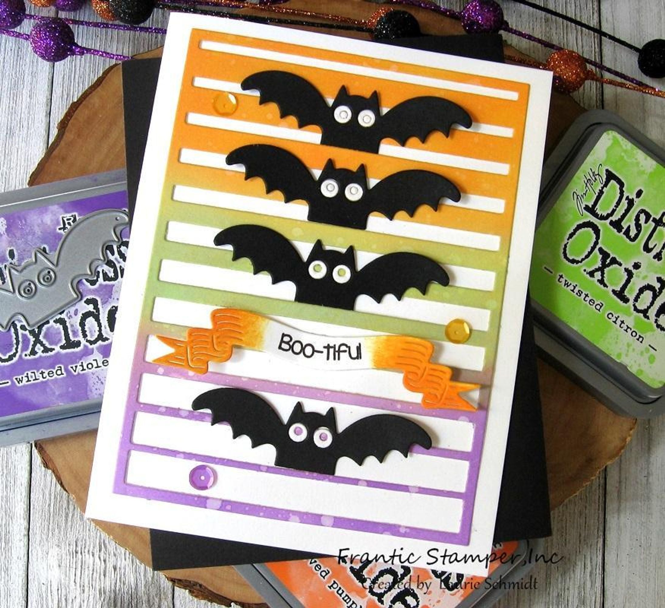 Frantic Stamper Precision Die - Cupcake and Halloween Toppers #1