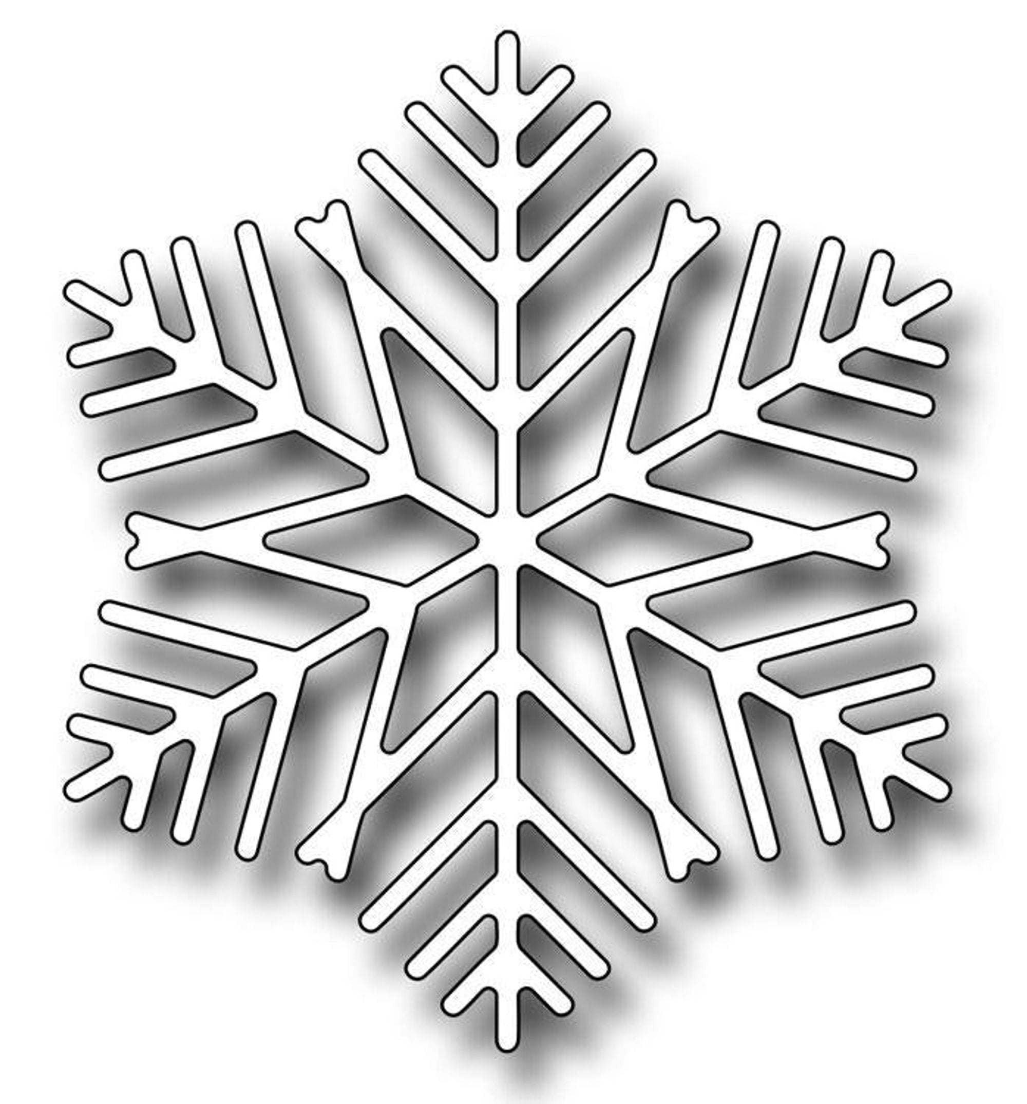 Frantic Stamper Precision Die - Frosty Snowflake