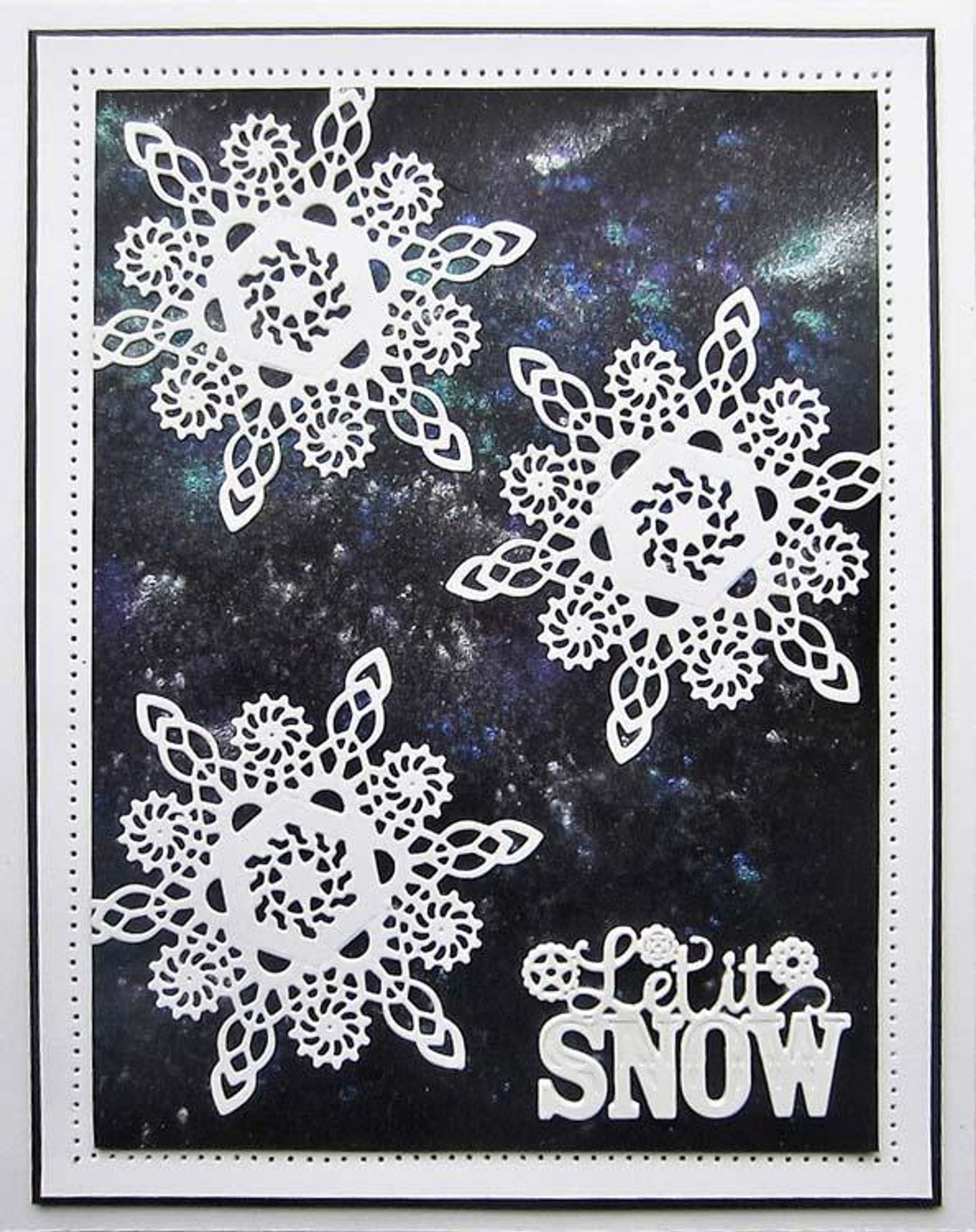 Festive Industrial Chic Collection Snowflake