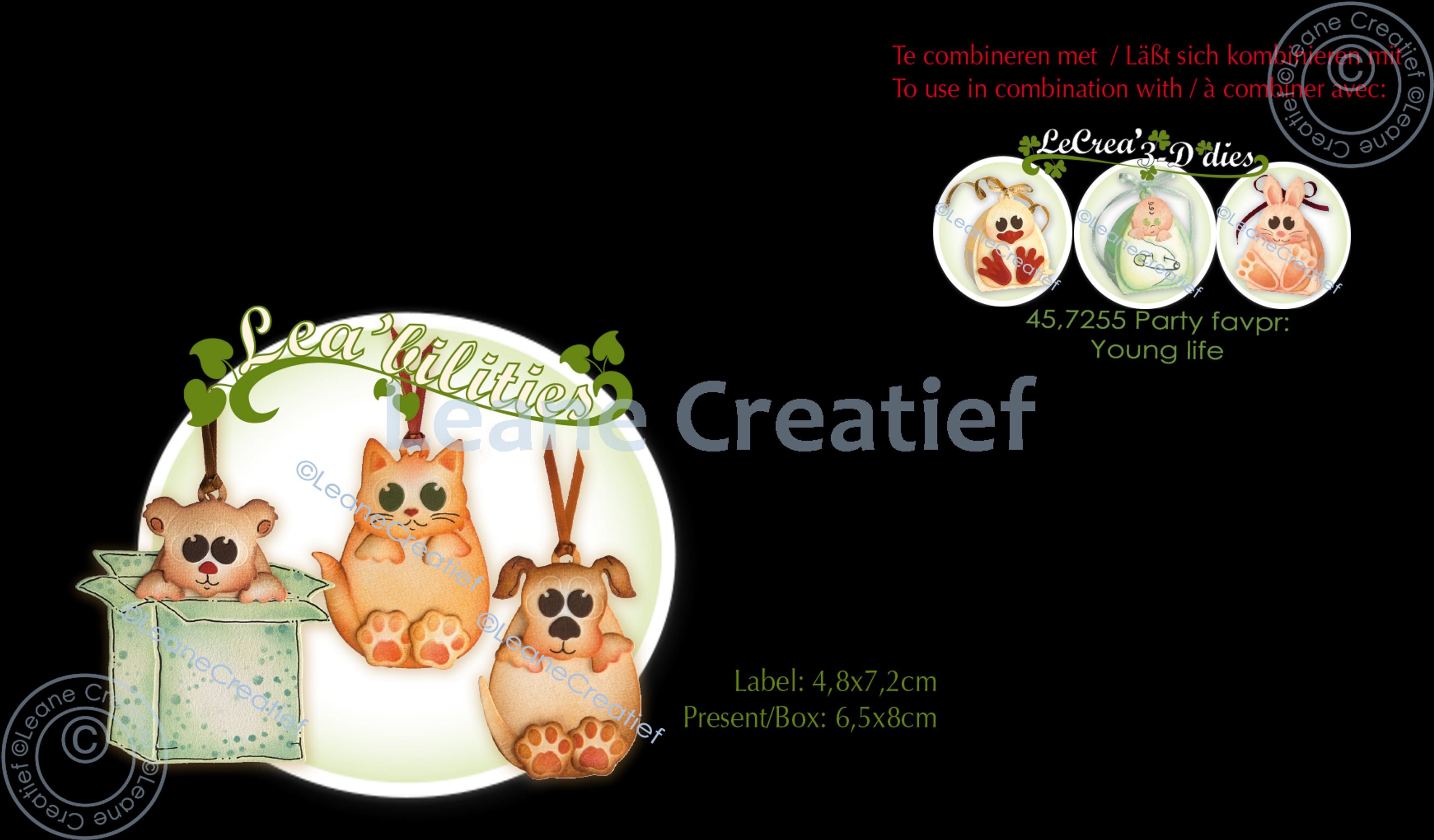 Lea’bilitie Box Pets Party Cut and Embossing Die