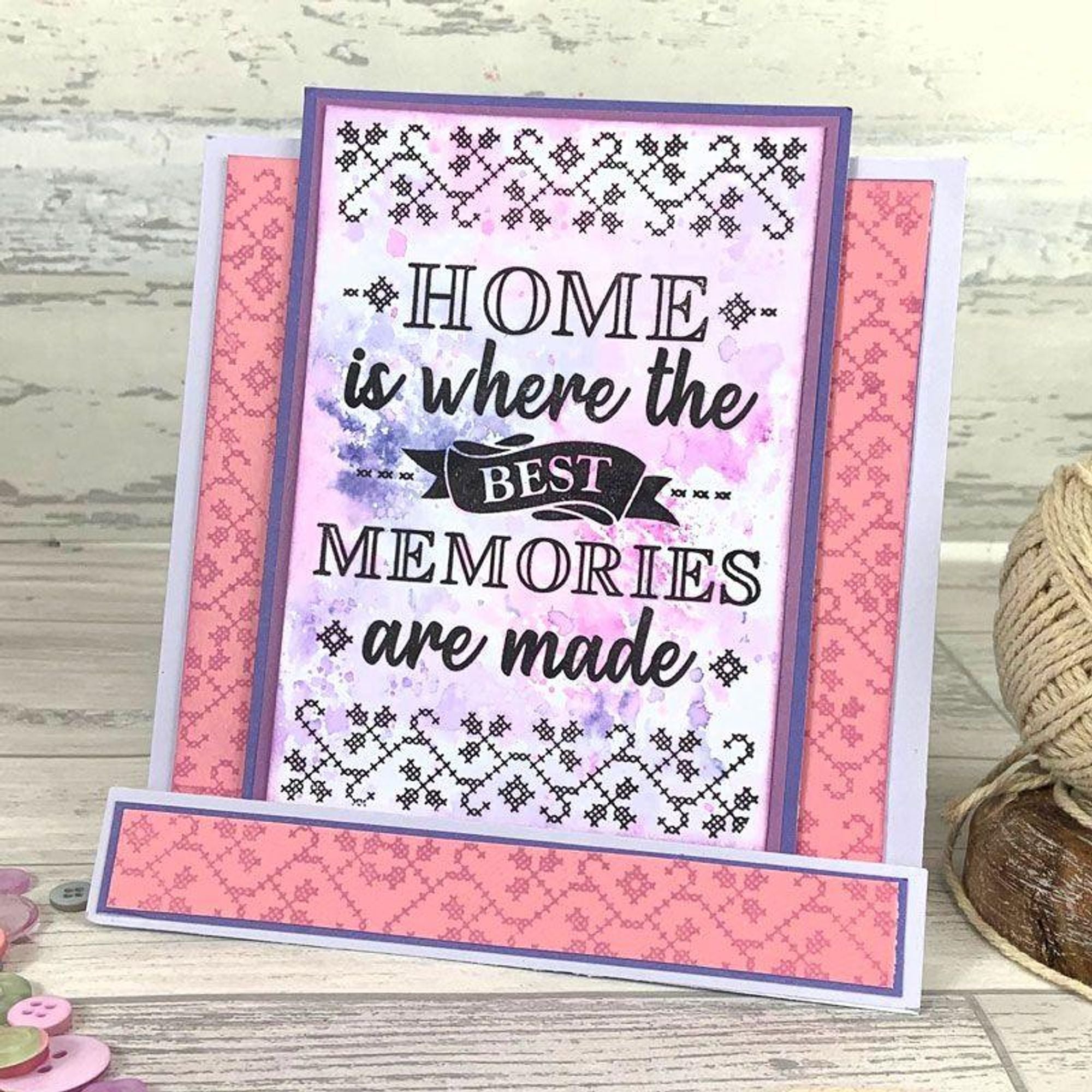For the Love of Stamps - Memories at Home A6 Stamp Set