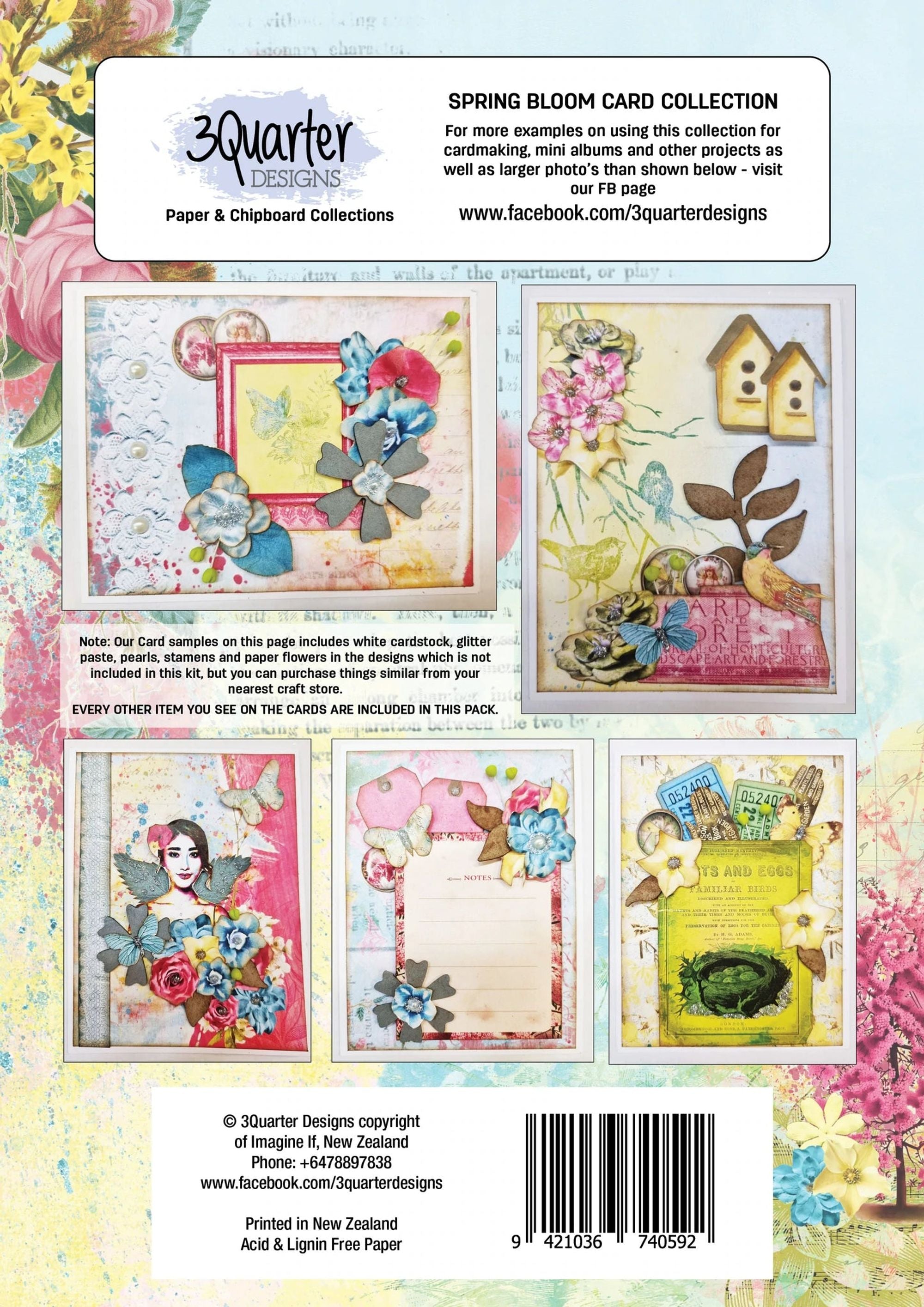 3Quarter Designs - Card Collection  - Spring Blooms