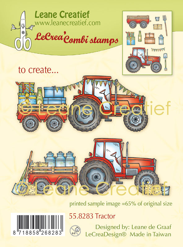 LeCreaDesign Combi Clear Stamp Tractor