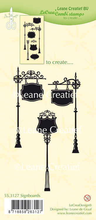 Leane Creatief BV-Combi Clear Stamp Signboards