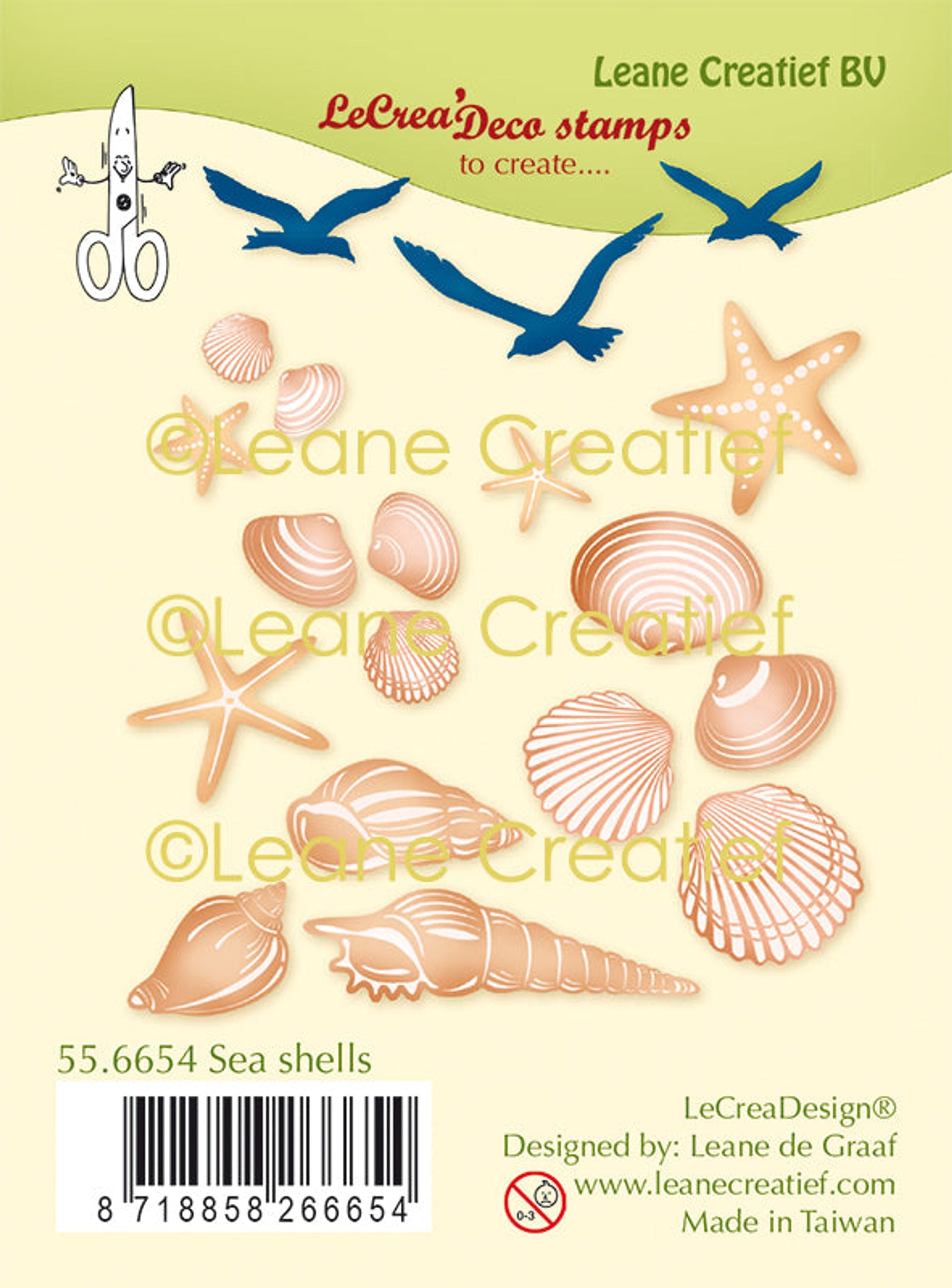 Lecreadesign Clear Stamp Sea Shells