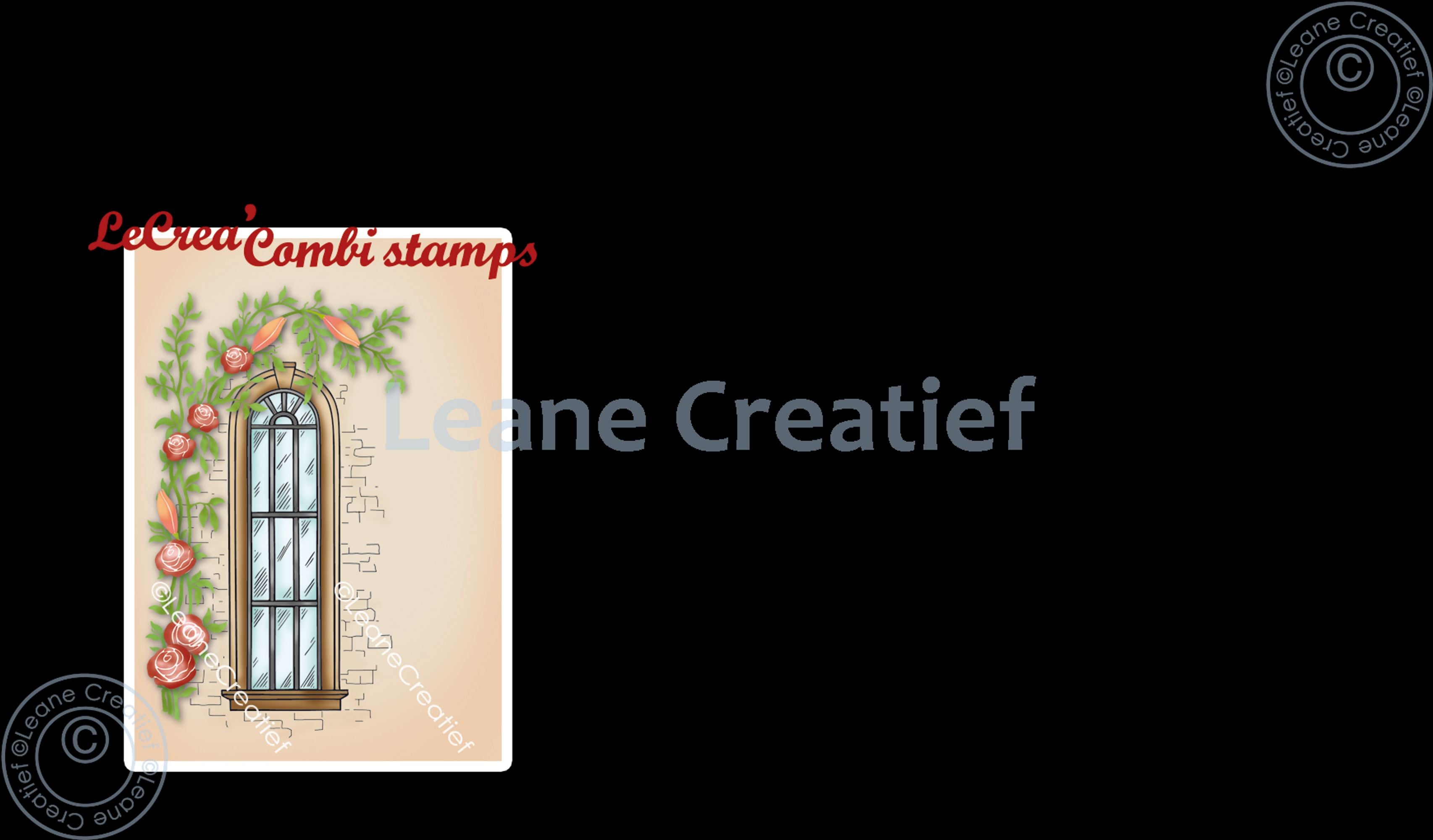Lecreadesign Combi Clear Stamp Window With Climbing Plant