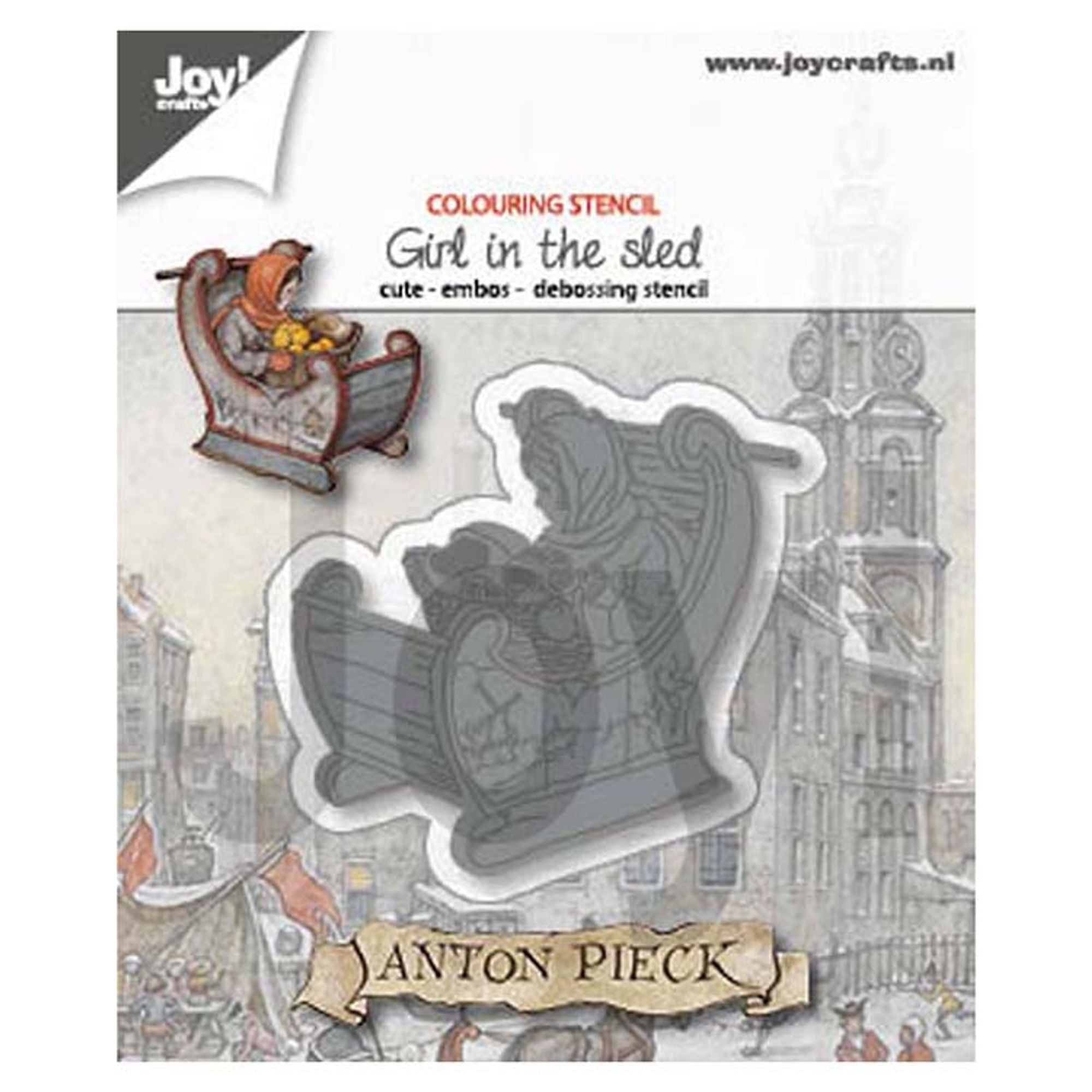Joy! Craft Die - Anton Pieck Girl in Sled