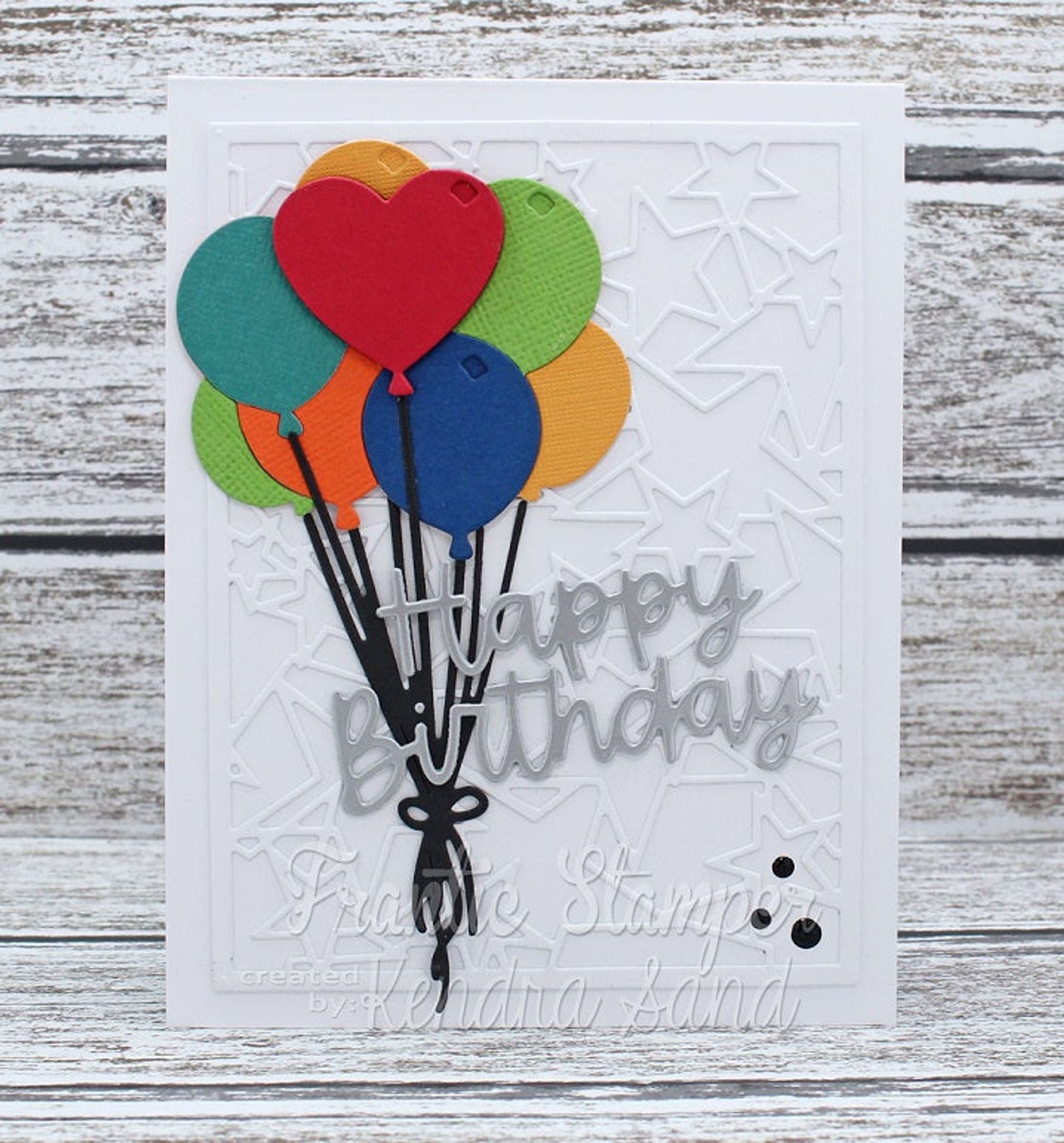 Frantic Stamper Precision Die - Caring Balloons