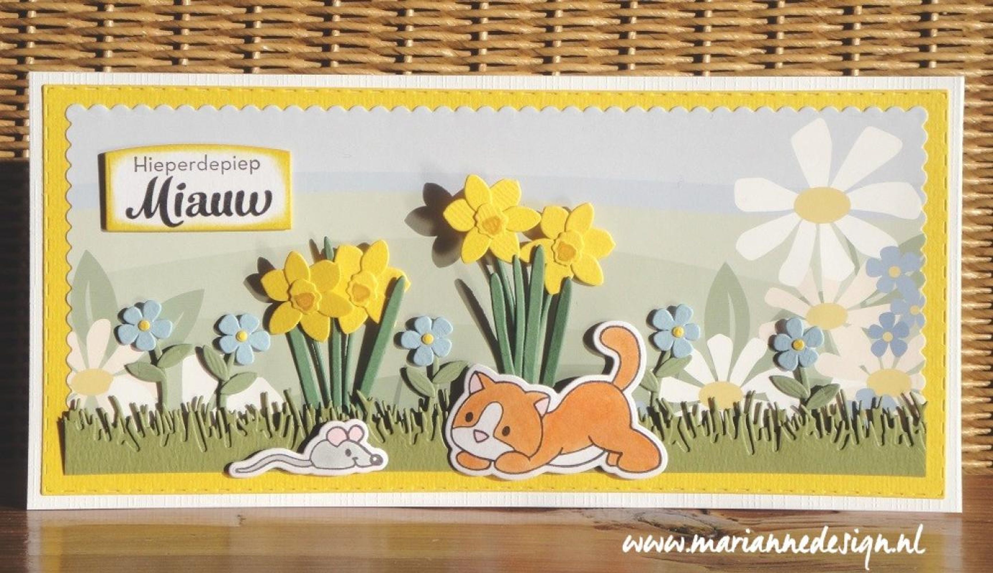Marianne Design Clear Stamp & Die Set - Eline's Animals - Kittens