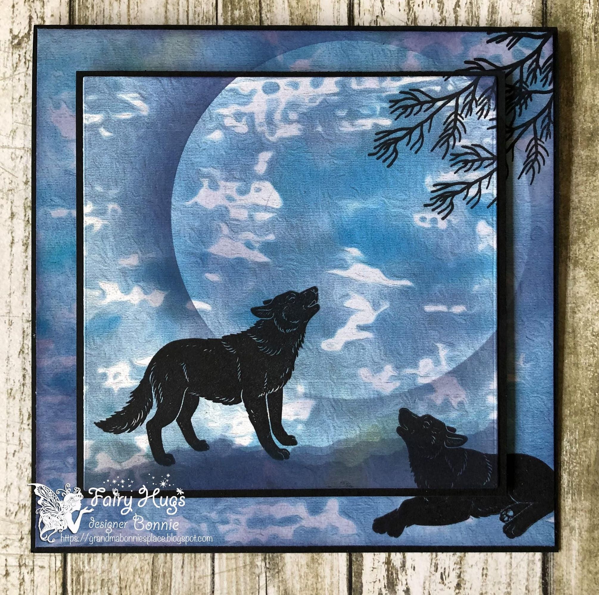 Fairy Hugs Stamps - Wolves