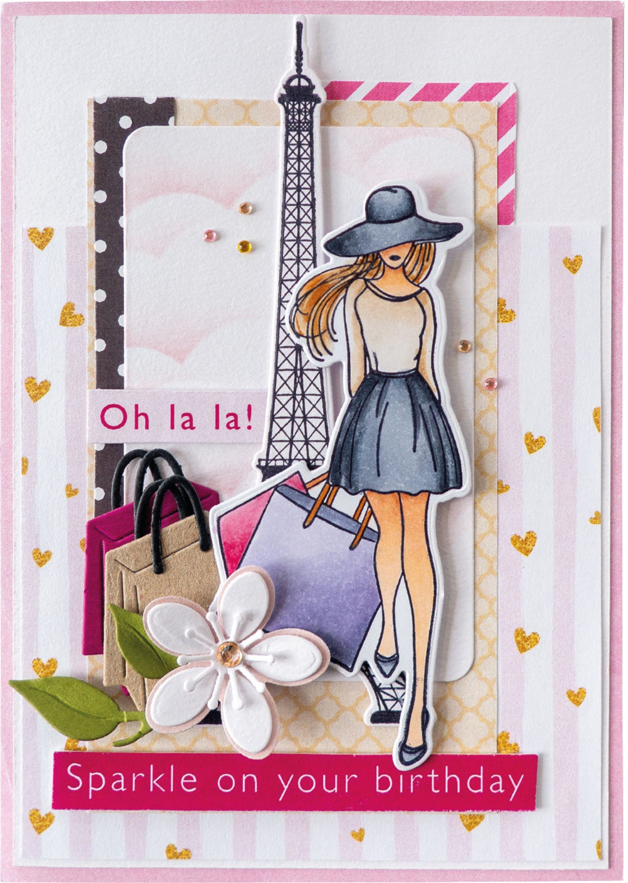 Marianne Design Clear Stamp & Die Set - Eiffel Tower