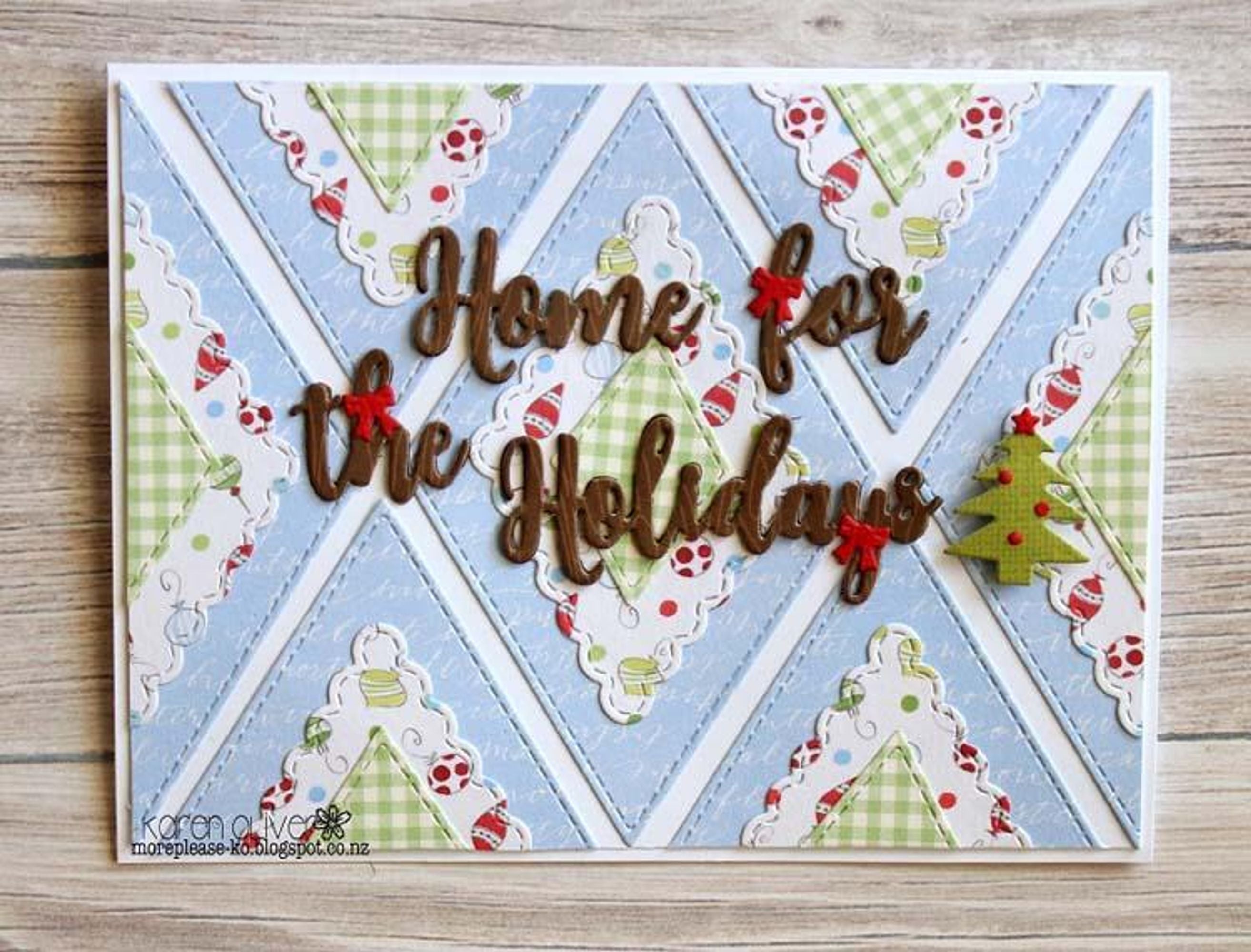Frantic Stamper Precision Die - Home For The Holidays