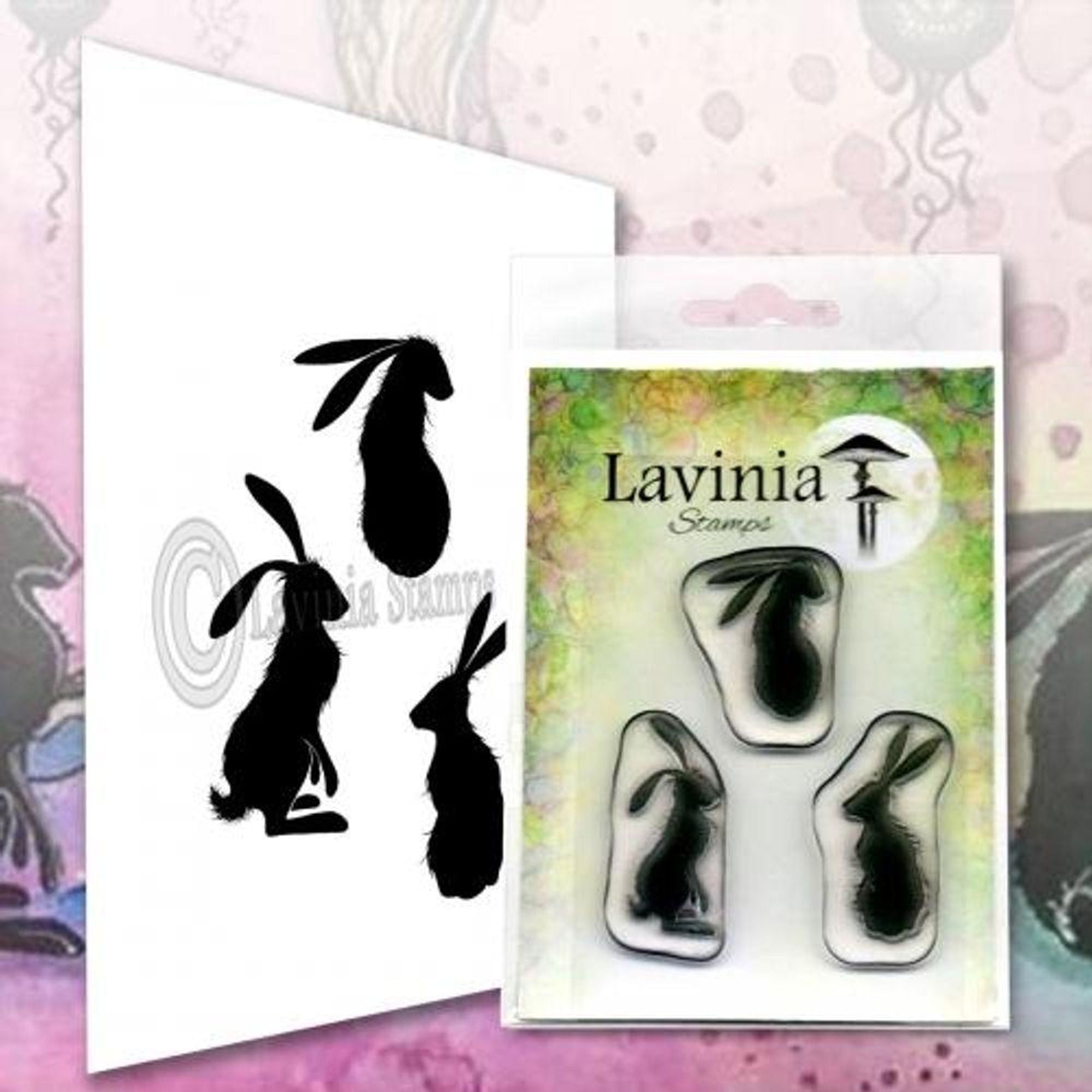 Lavinia Stamps Wild Hares Set