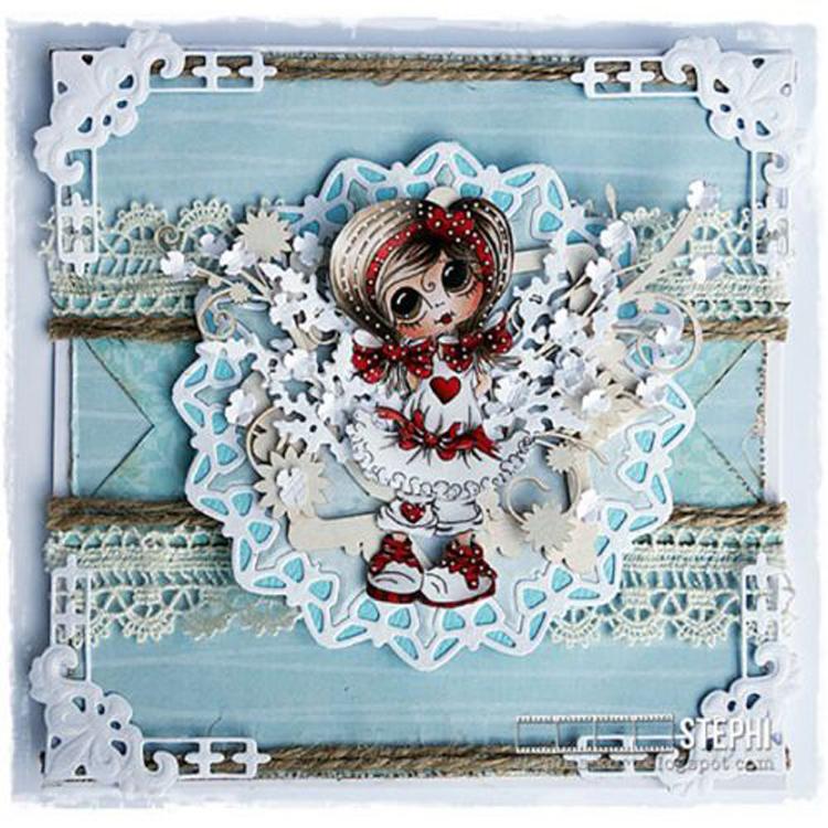 Joy! Crafts Cutting and Embossing Die Circle Butterfly Circle