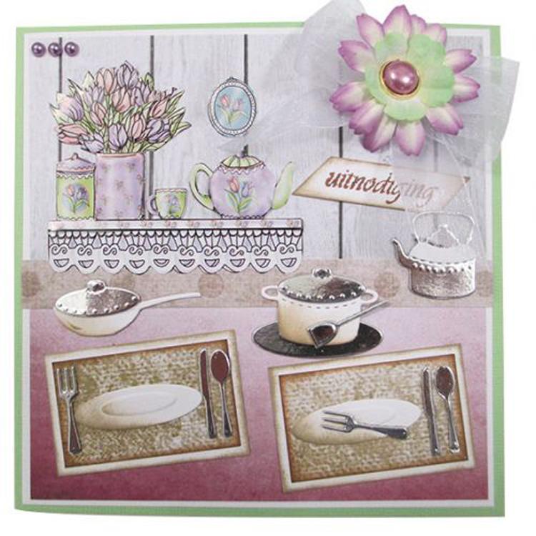 Joy! Crafts Dies - Love Home - Cutlery and Pans