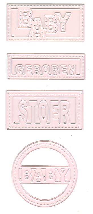 Joy Crafts Die -  Tiny Baby Words