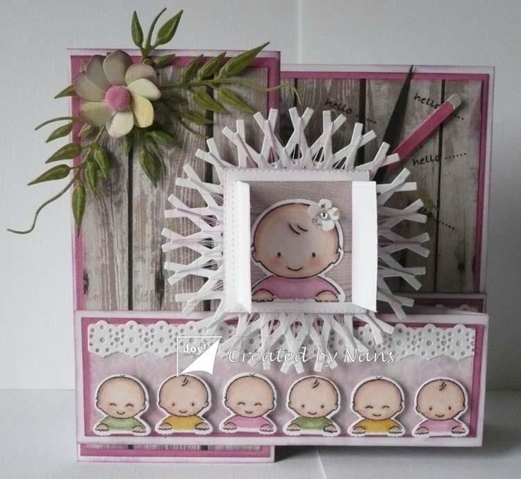 Joy! Crafts Die - Flowers with foldline