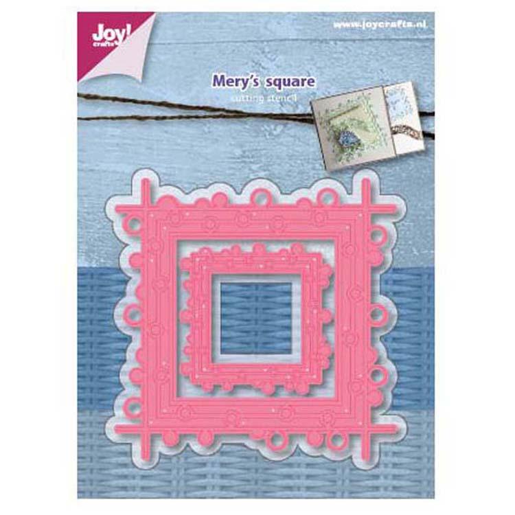 Joy! Crafts Die -  Mery's Square with Circles