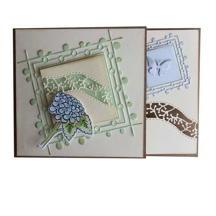 Joy! Crafts Die -  Mery's Square with Circles