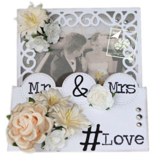 Cut & Deboss die /Clearstamp  - Parking card